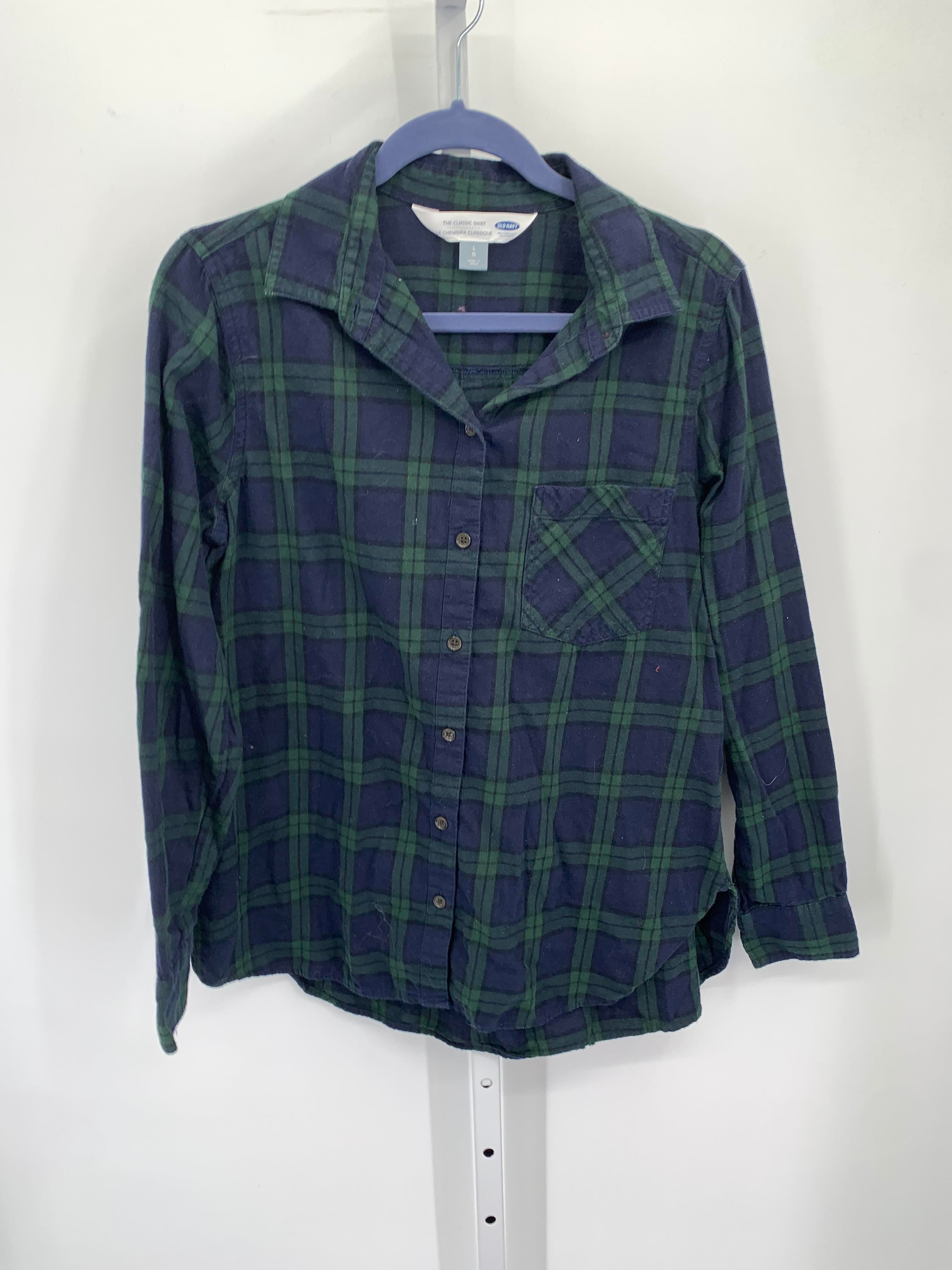 Old Navy Size Large Misses Long Sleeve Shirt