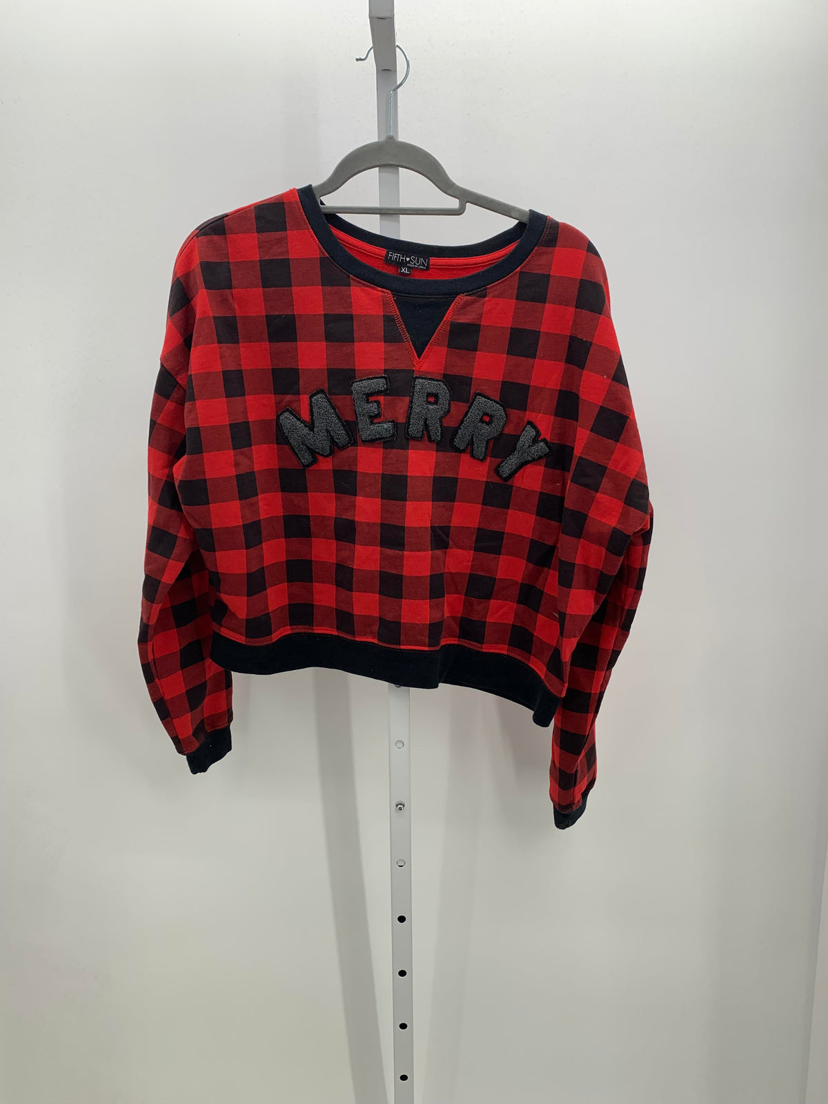 LONG SLV SHIRT PLAID MERRY