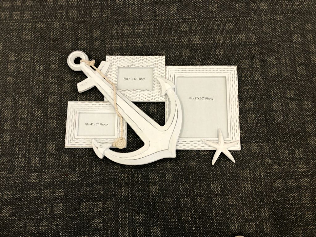 WHITE ANCHOR PHOTO COLLAGE.