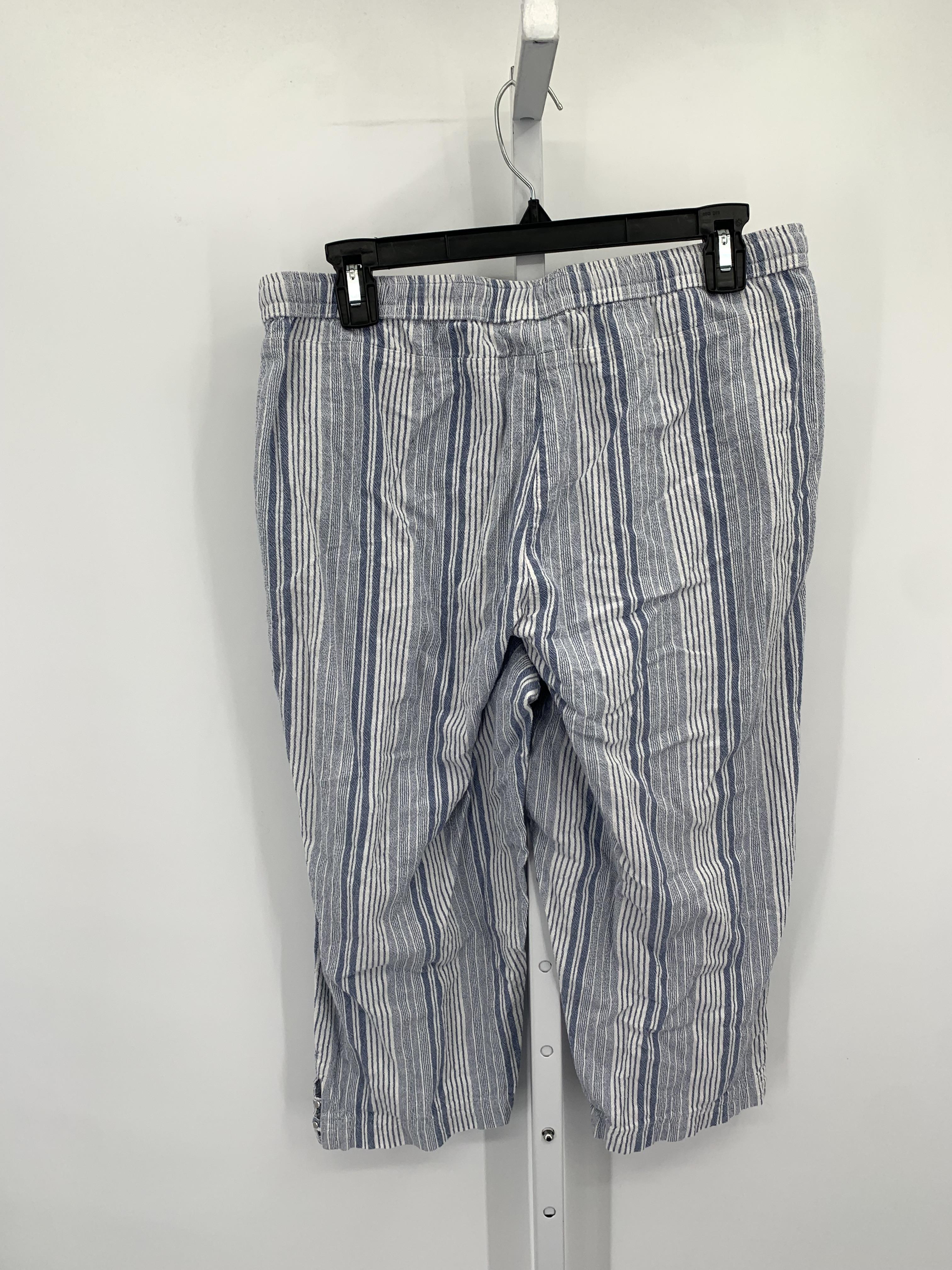 Croft & Barrow Size Large Misses Capri Pants