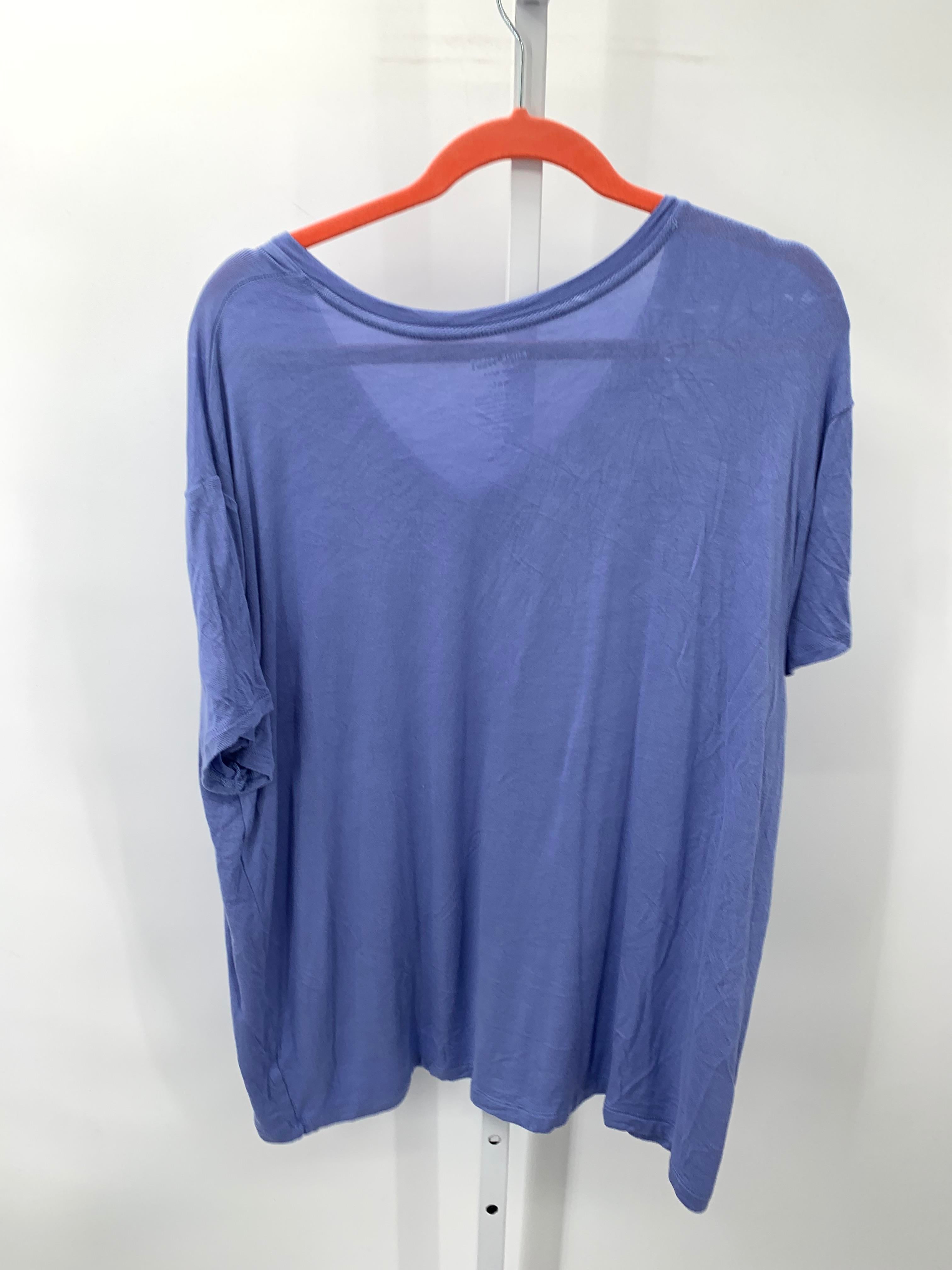 Nine West Size XXL Misses Short Sleeve Shirt