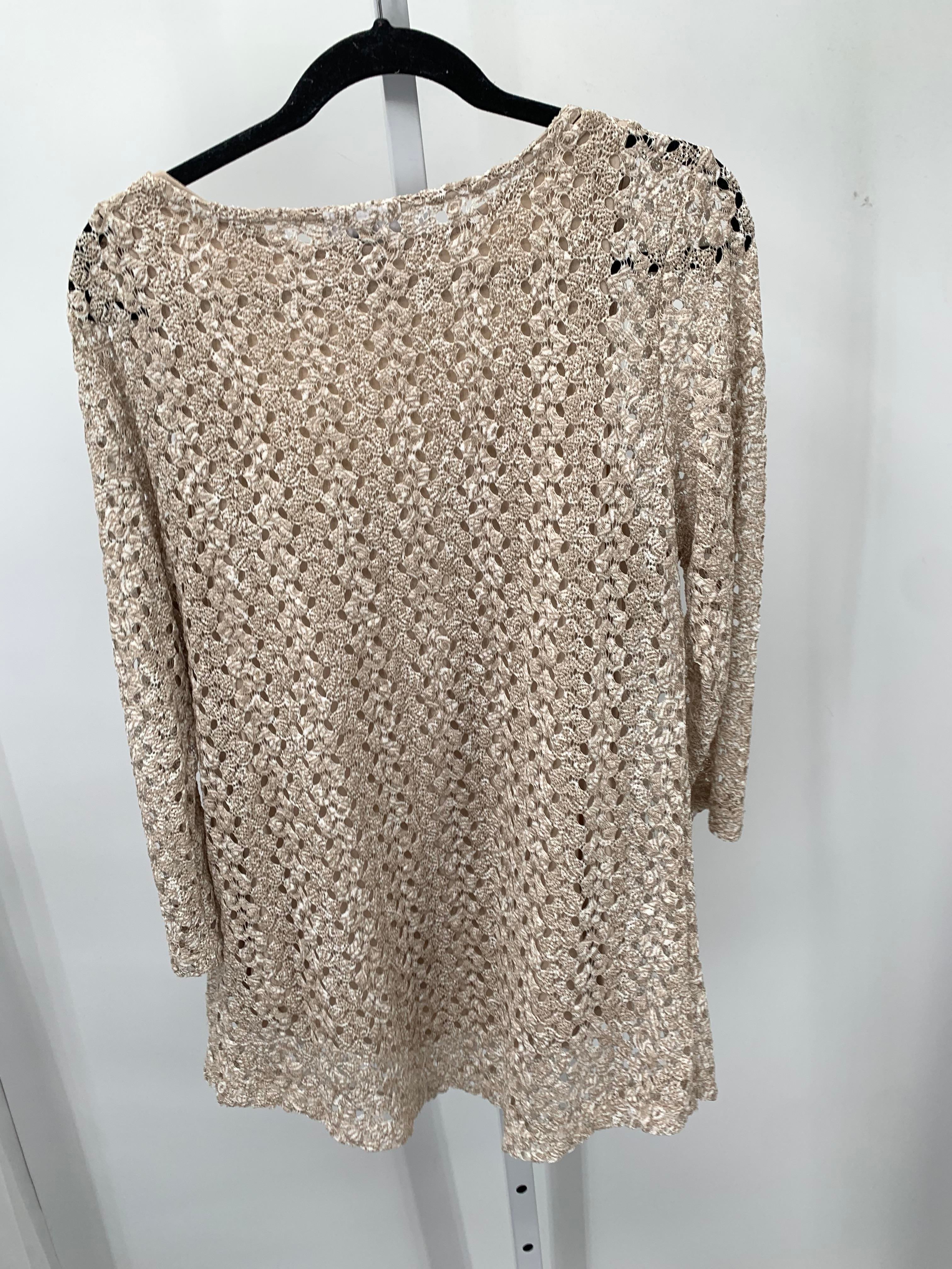 JM Collection Size Large Misses 3/4 Sleeve Shirt
