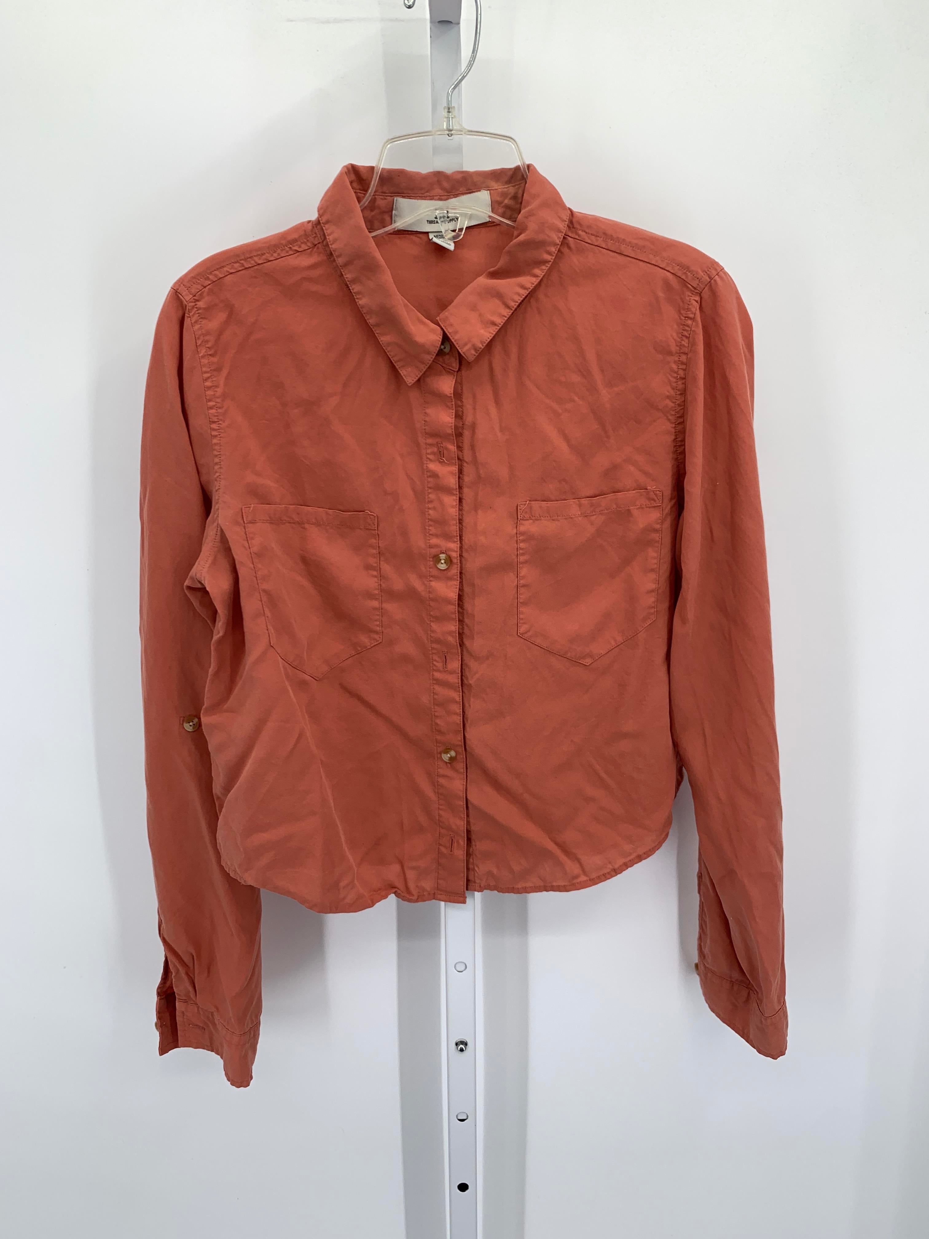 Thread & Supply Size Medium Juniors Long Sleeve Shirt