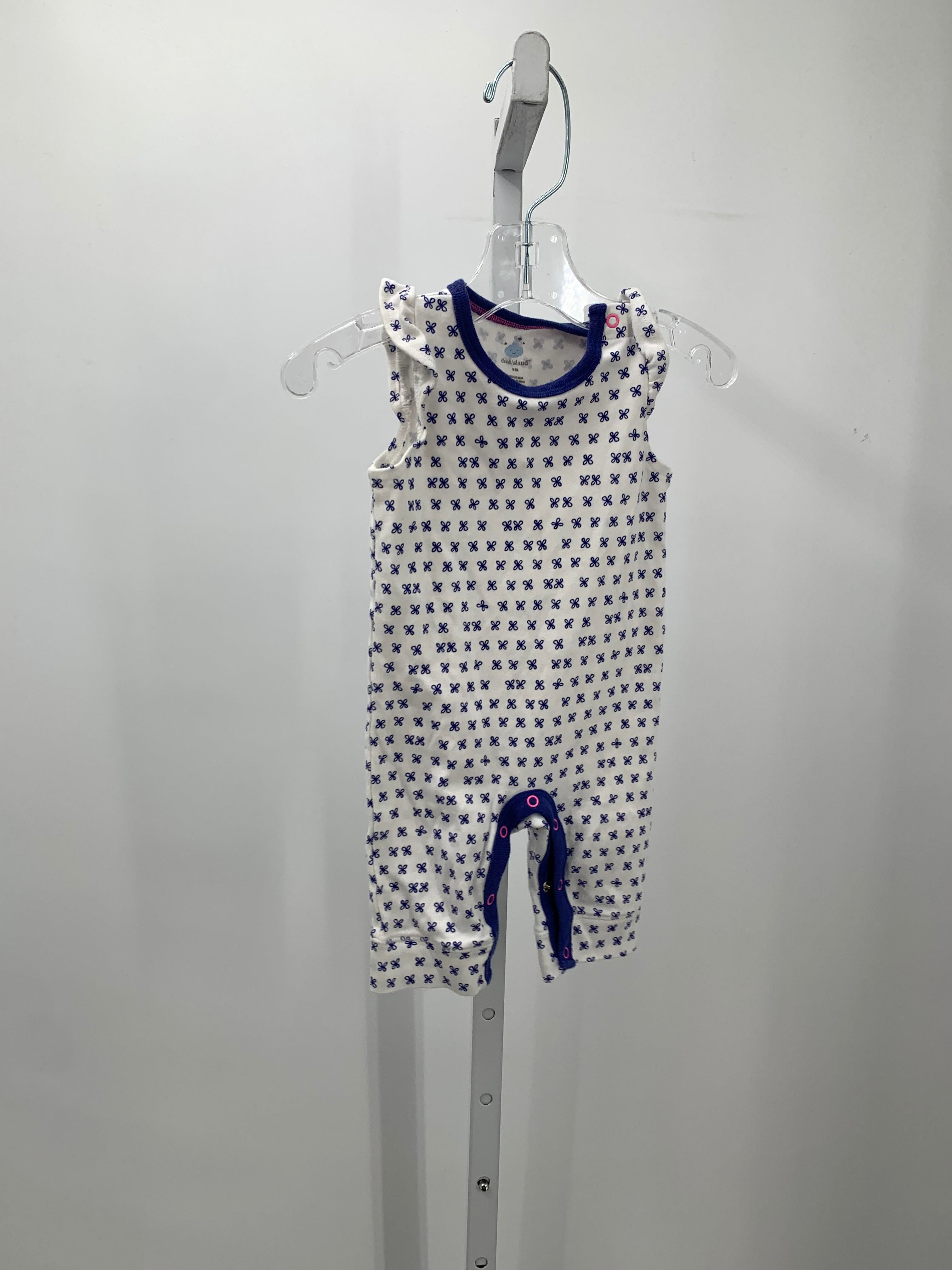 Cloud Island Size 0-3 months Girls Short Slv. Romper
