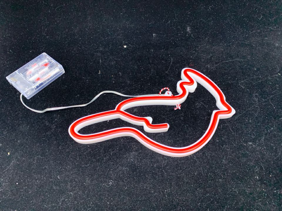 CARDINAL LIGHT UP SIGN.