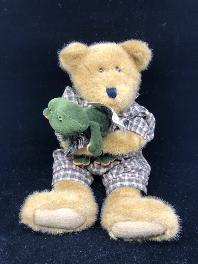 BOYDS BEAR HUNTER BEARSDALE W GREENSPAN- FROG.