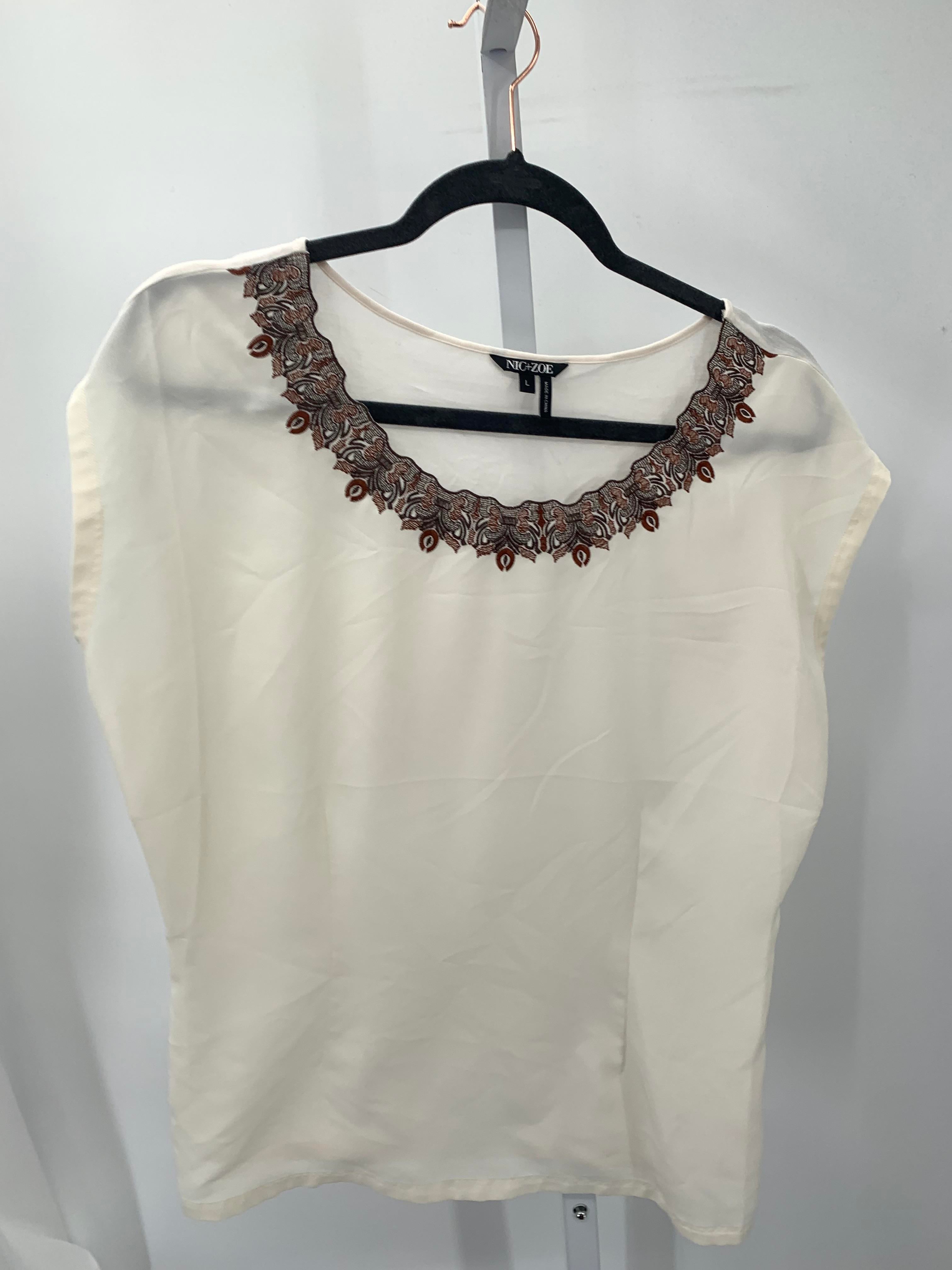 Nic+Zoe Size Large Misses Sleeveless Shirt