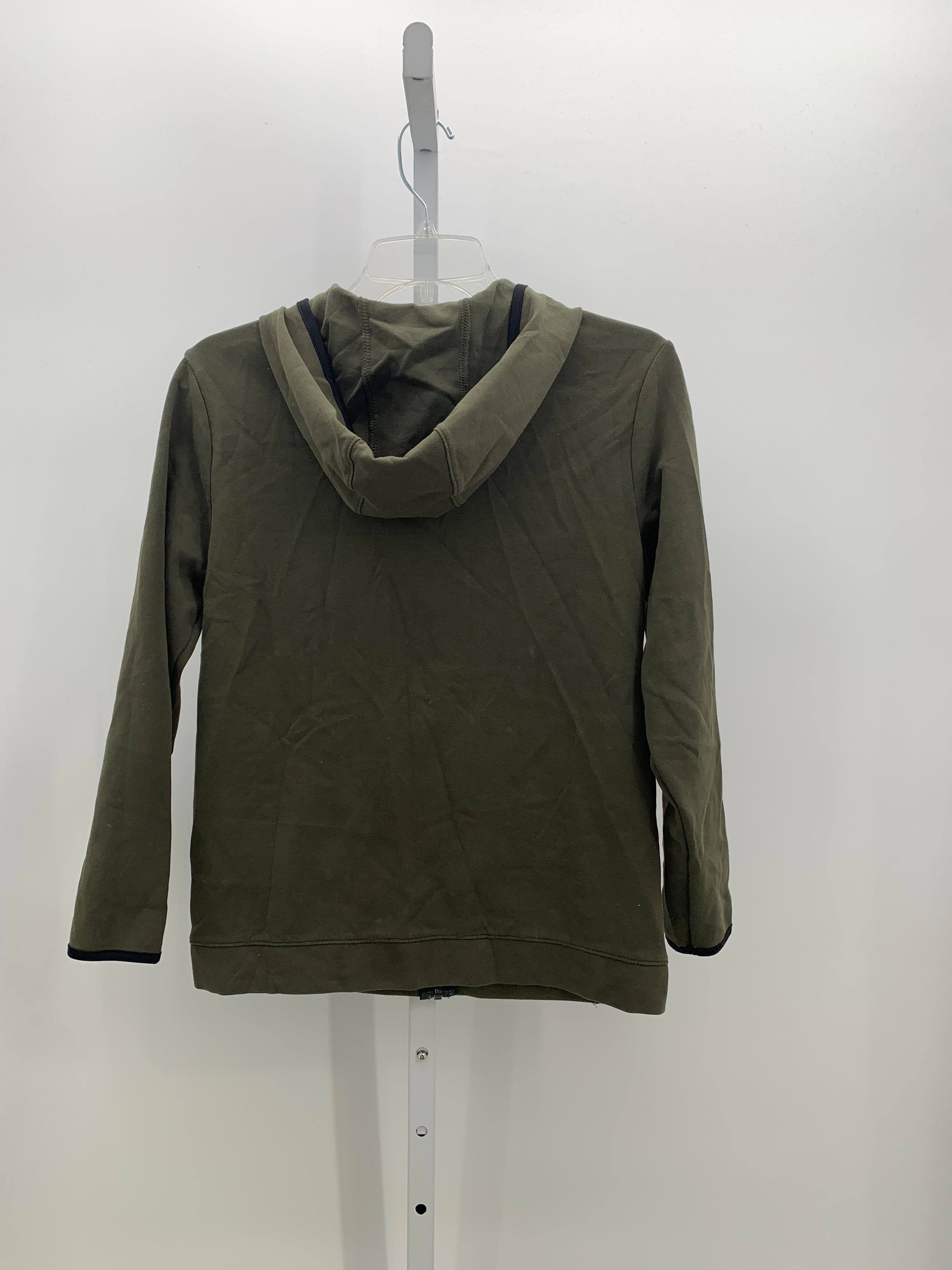 HOODED ZIP KNIT