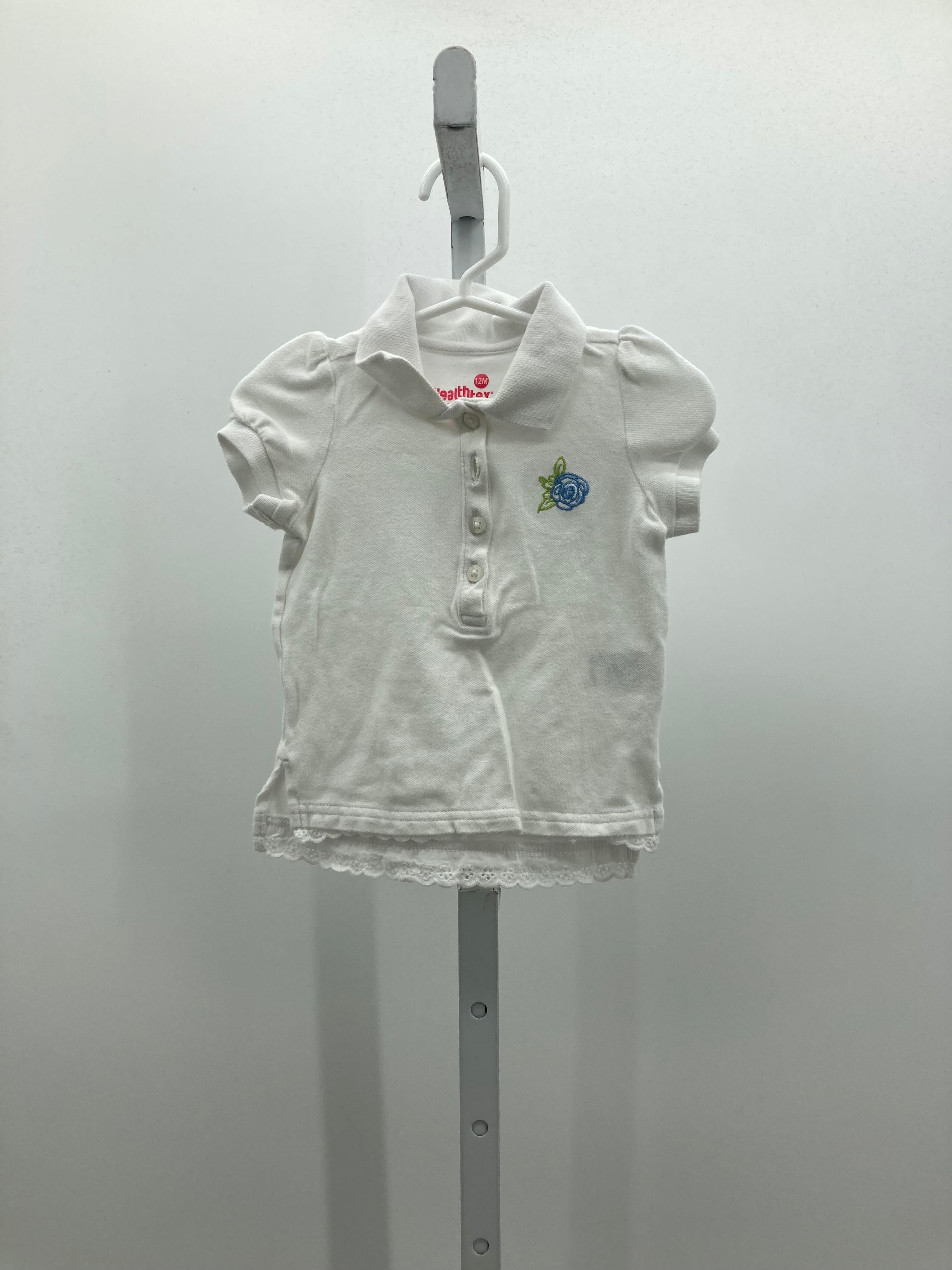 Healthtex Size 12 Months Girls Short Sleeve Shirt