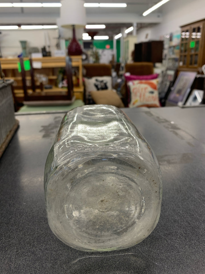 CLEAR MILK EMPTY BOTTLE.