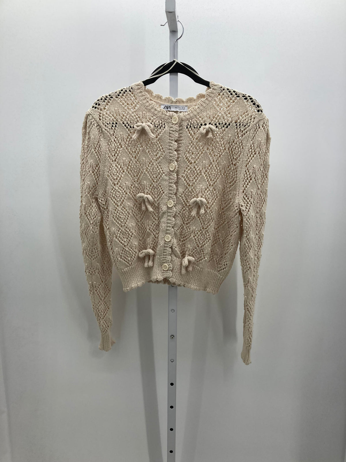 Zara Size Large Misses Long Slv Sweater