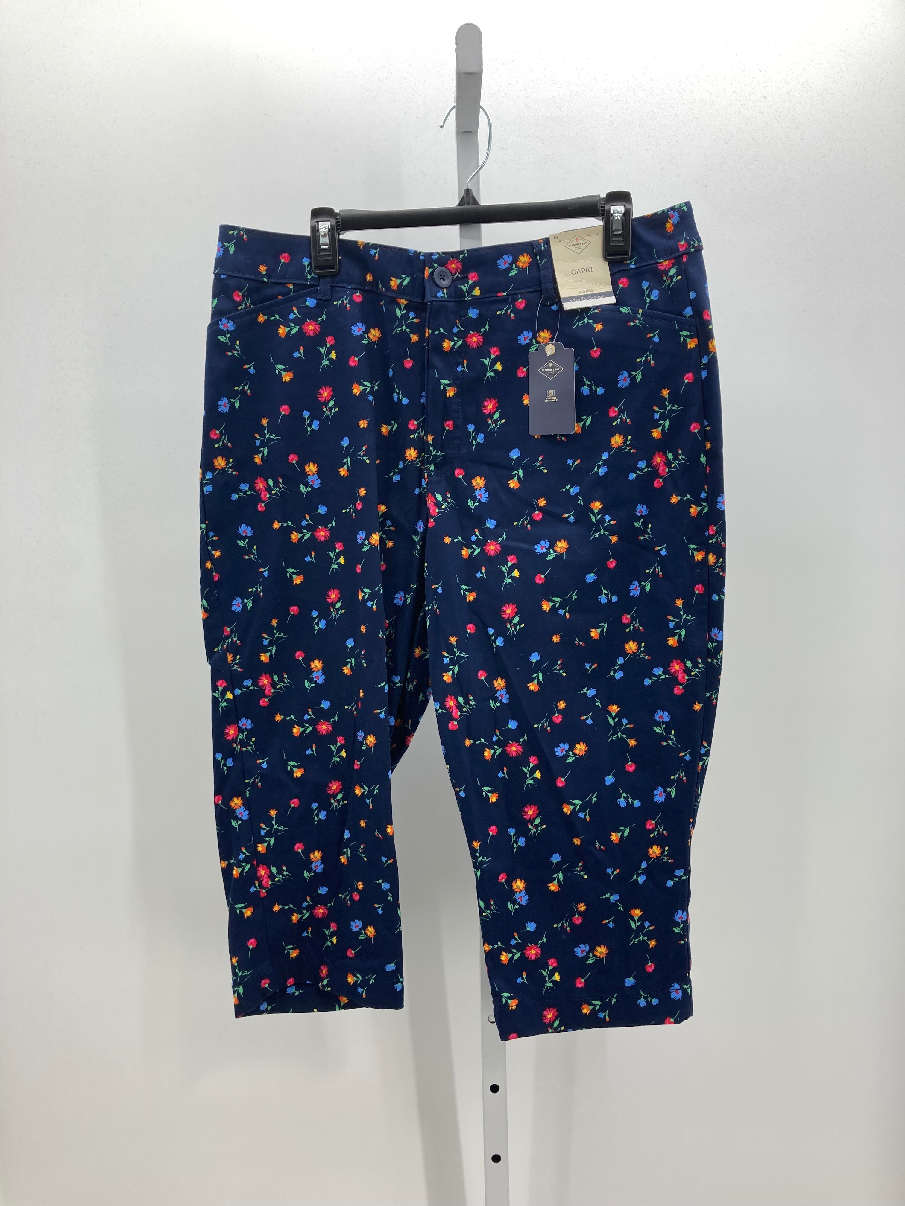 St. Johns Bay Size 16 Misses Capri Pants