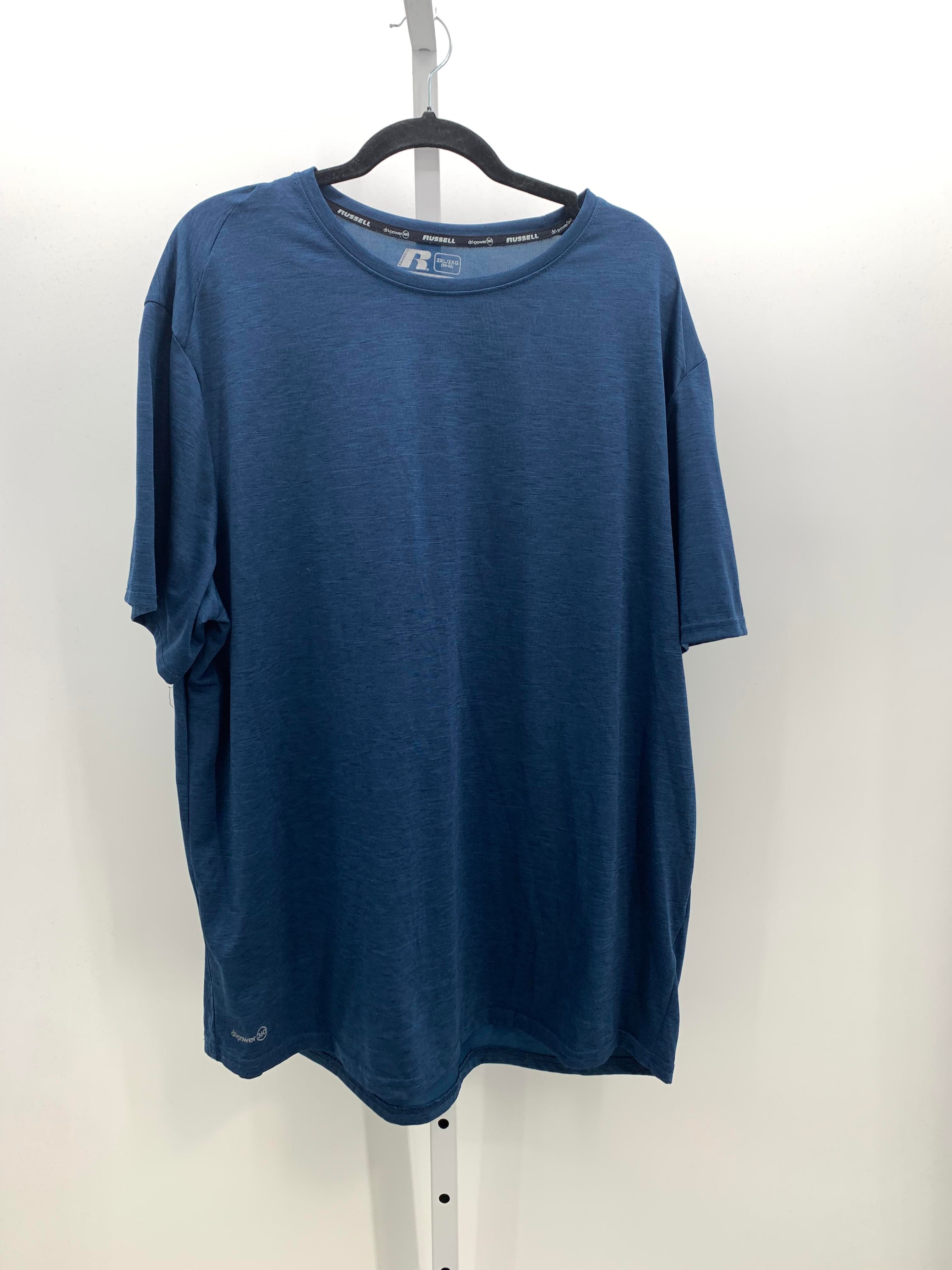 Russell Athletic Size 2X Womens Short Sleeve Shirt