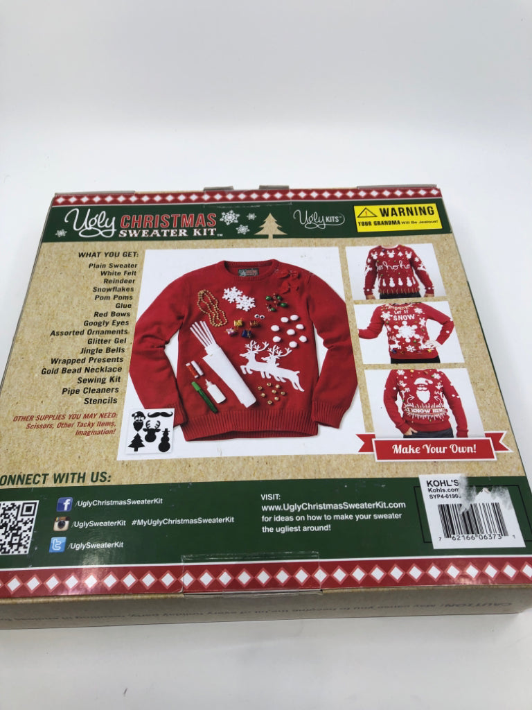 NIB UGLY SWEATER KIT.