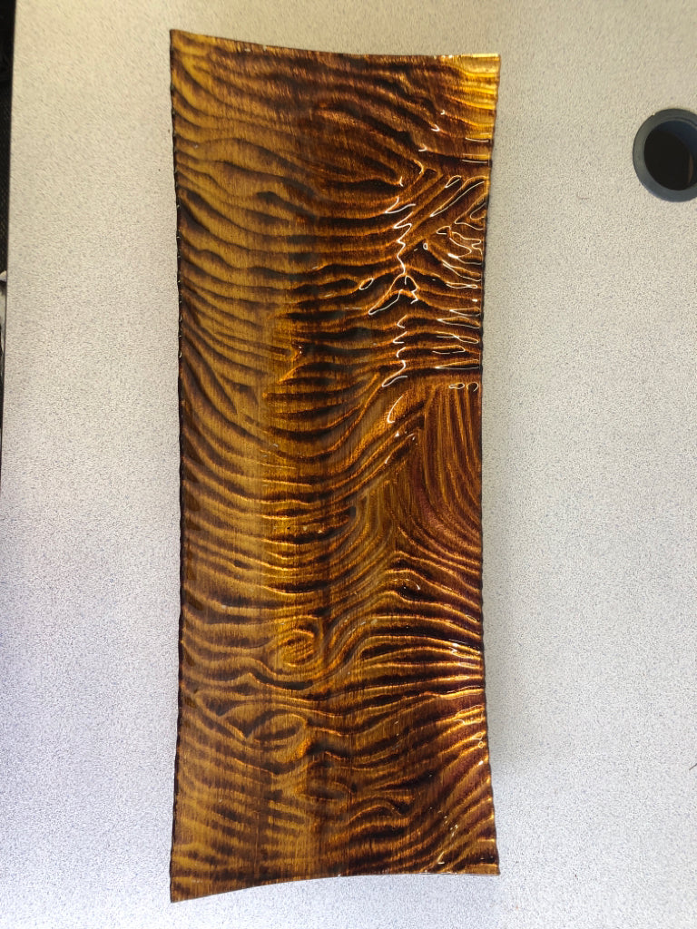 LARGE ORANGE RECTANGLE TRAY/CENTERPIECE.