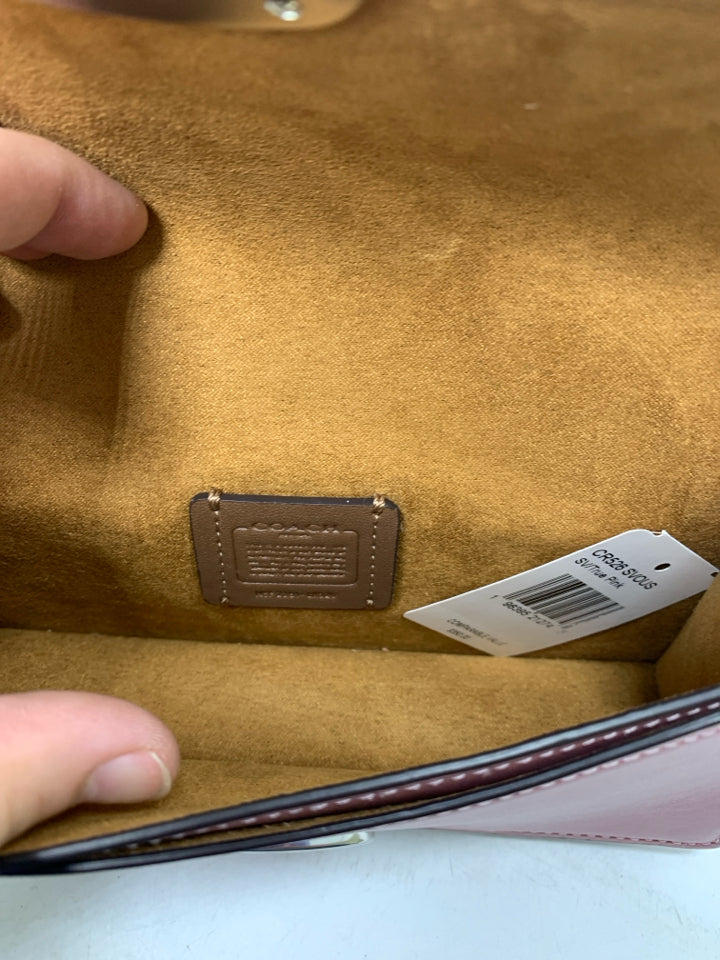 Coach CR526 True Pink Eliza Small Flap Crossbody