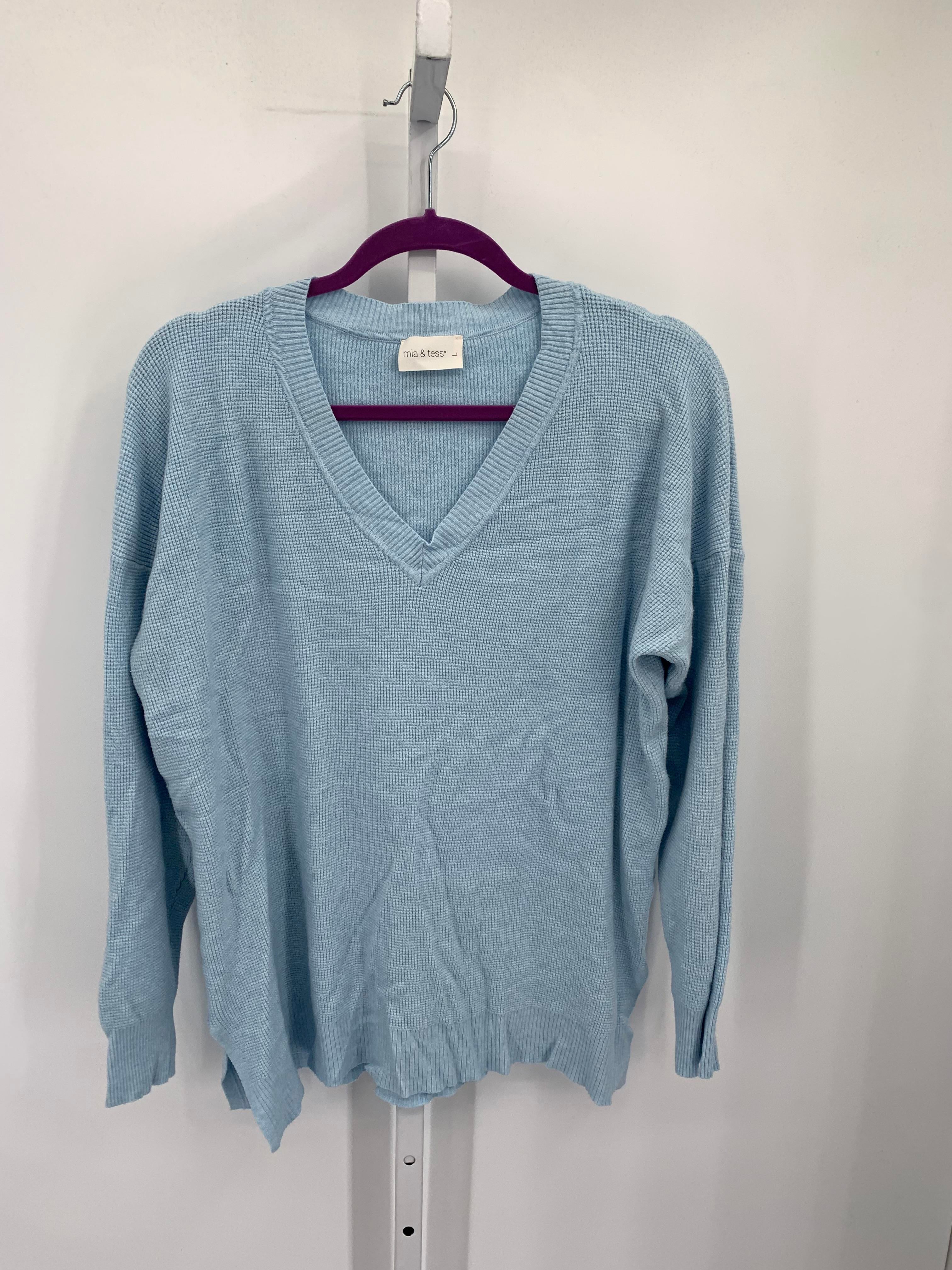 Mia & Tess Size Large Misses Long Slv Sweater