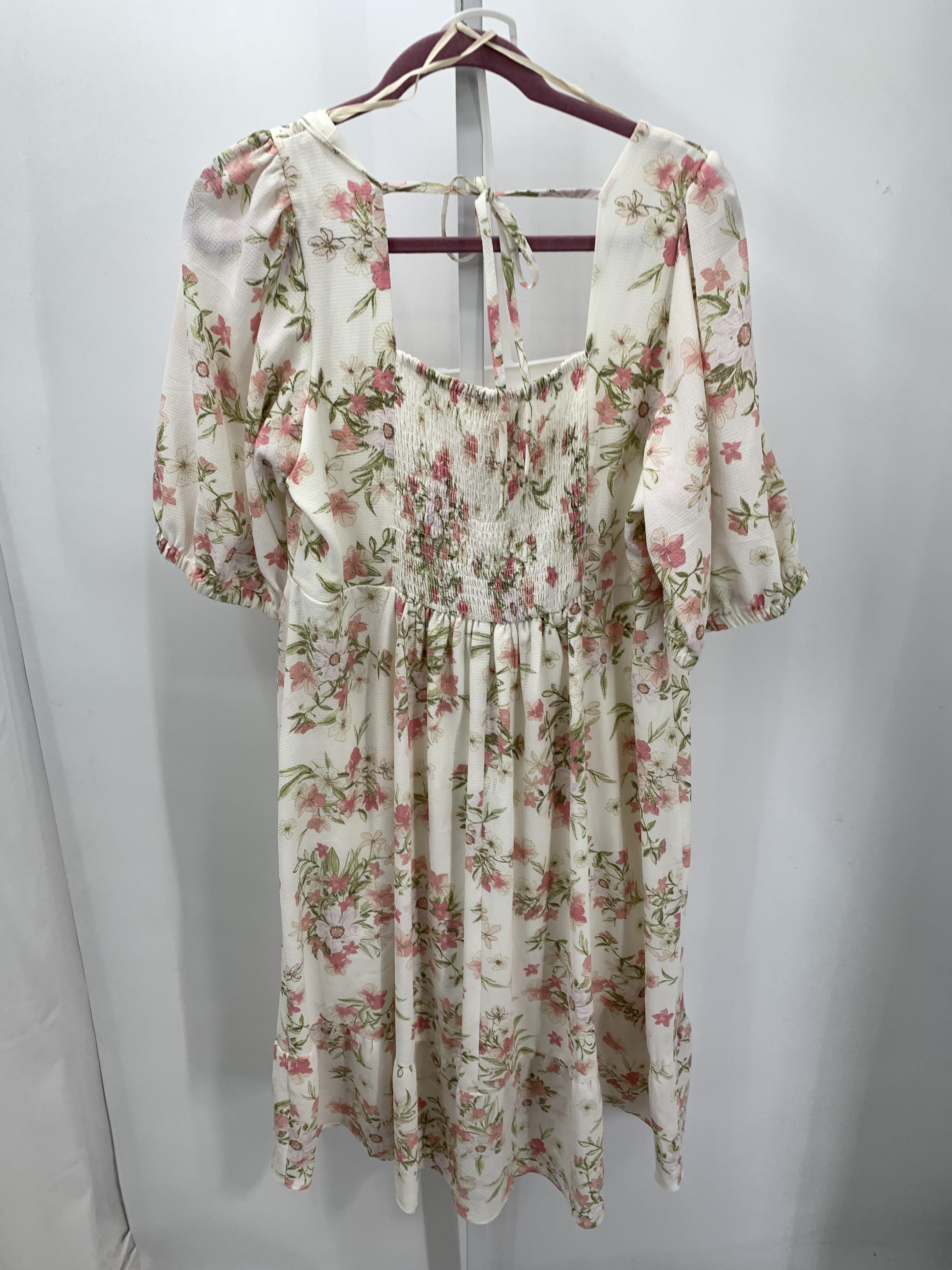 Size 16 W Womens Short Sleeve Dress