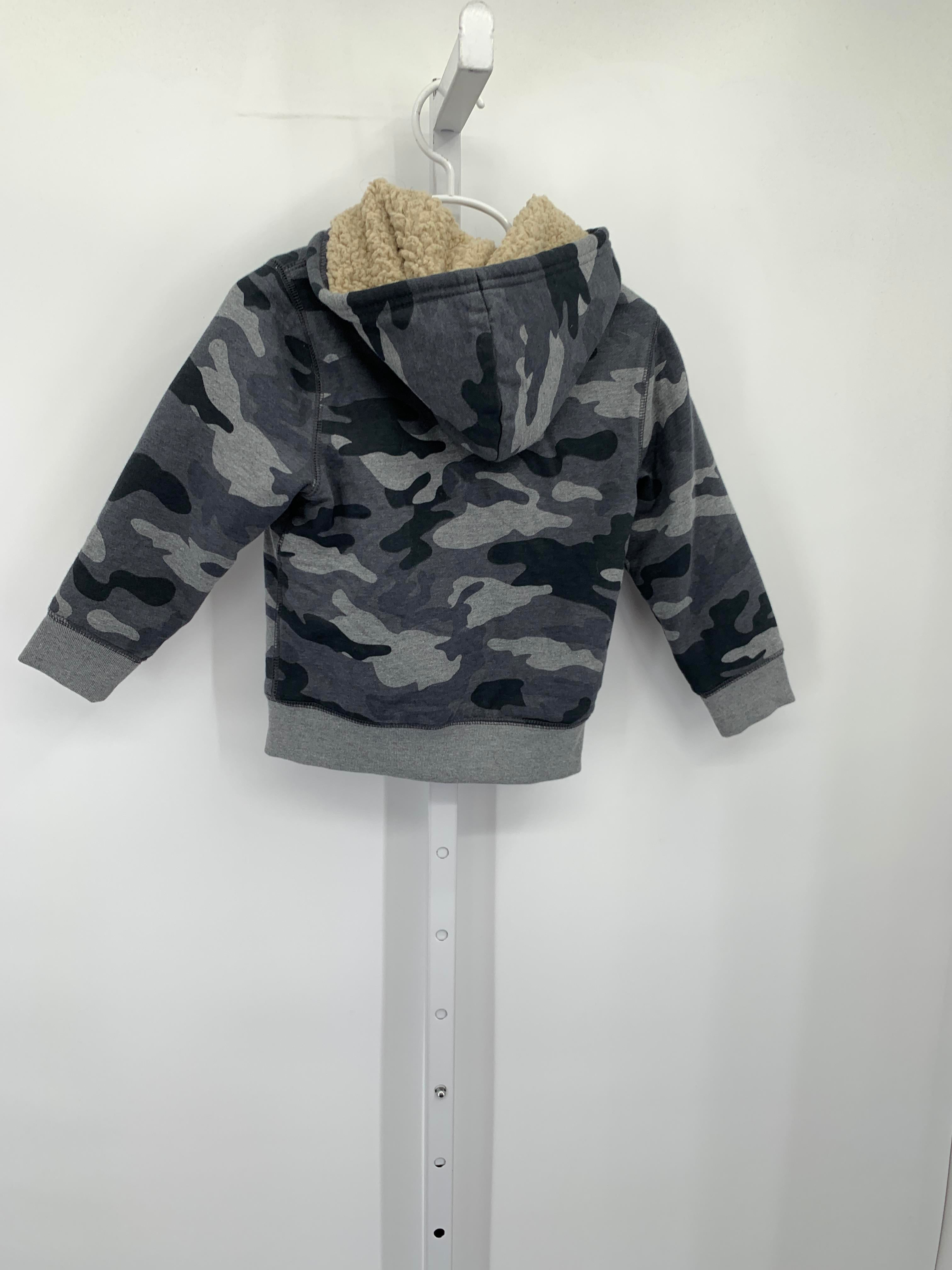 NEW CAMO HOODED SHERPA LINED