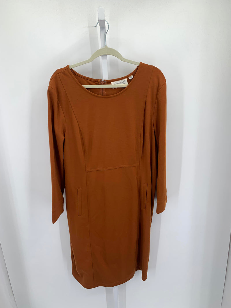 Size Extra Large Misses Long Sleeve Dress