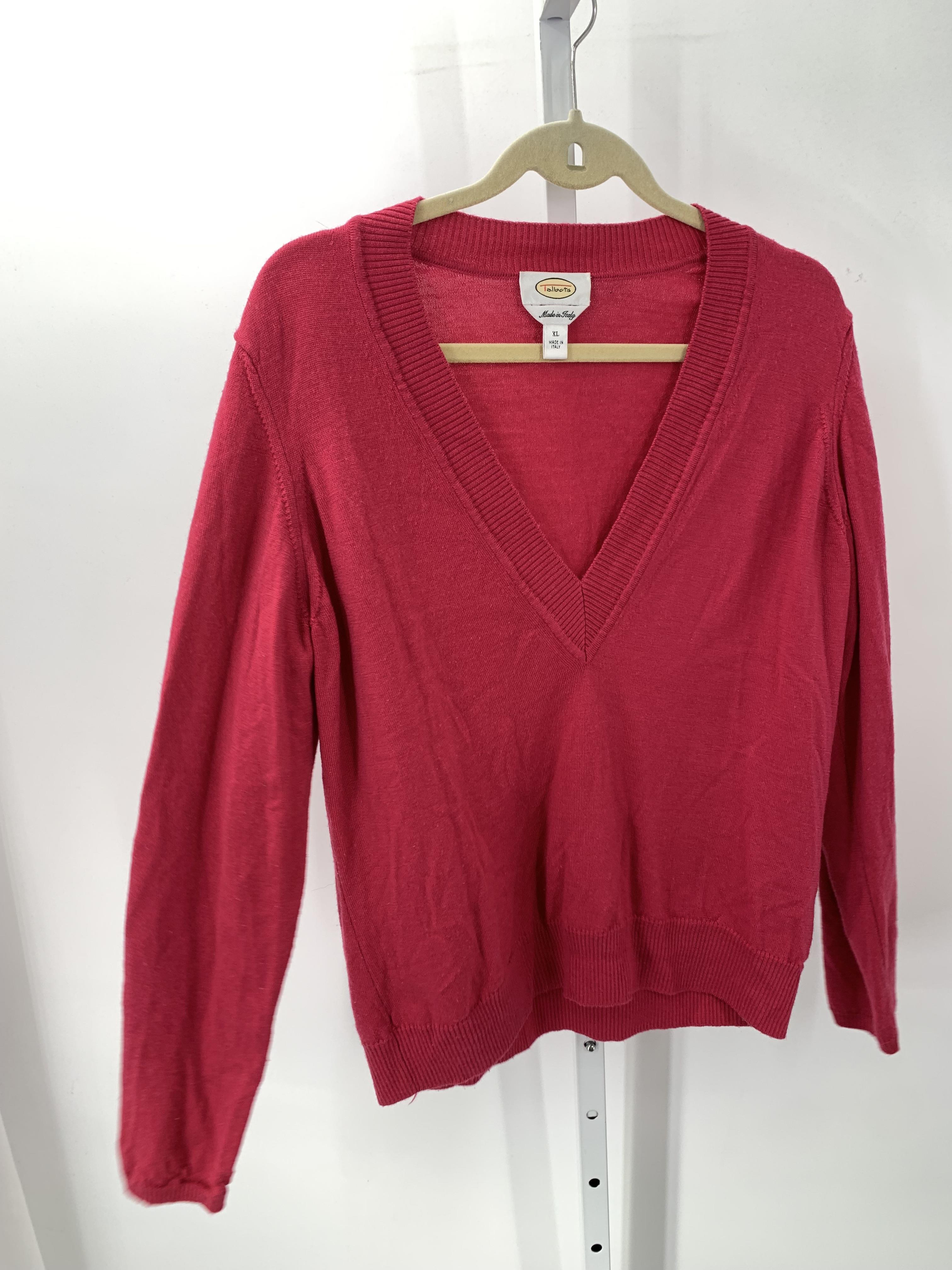 Talbots Size Extra Large Misses Long Slv Sweater