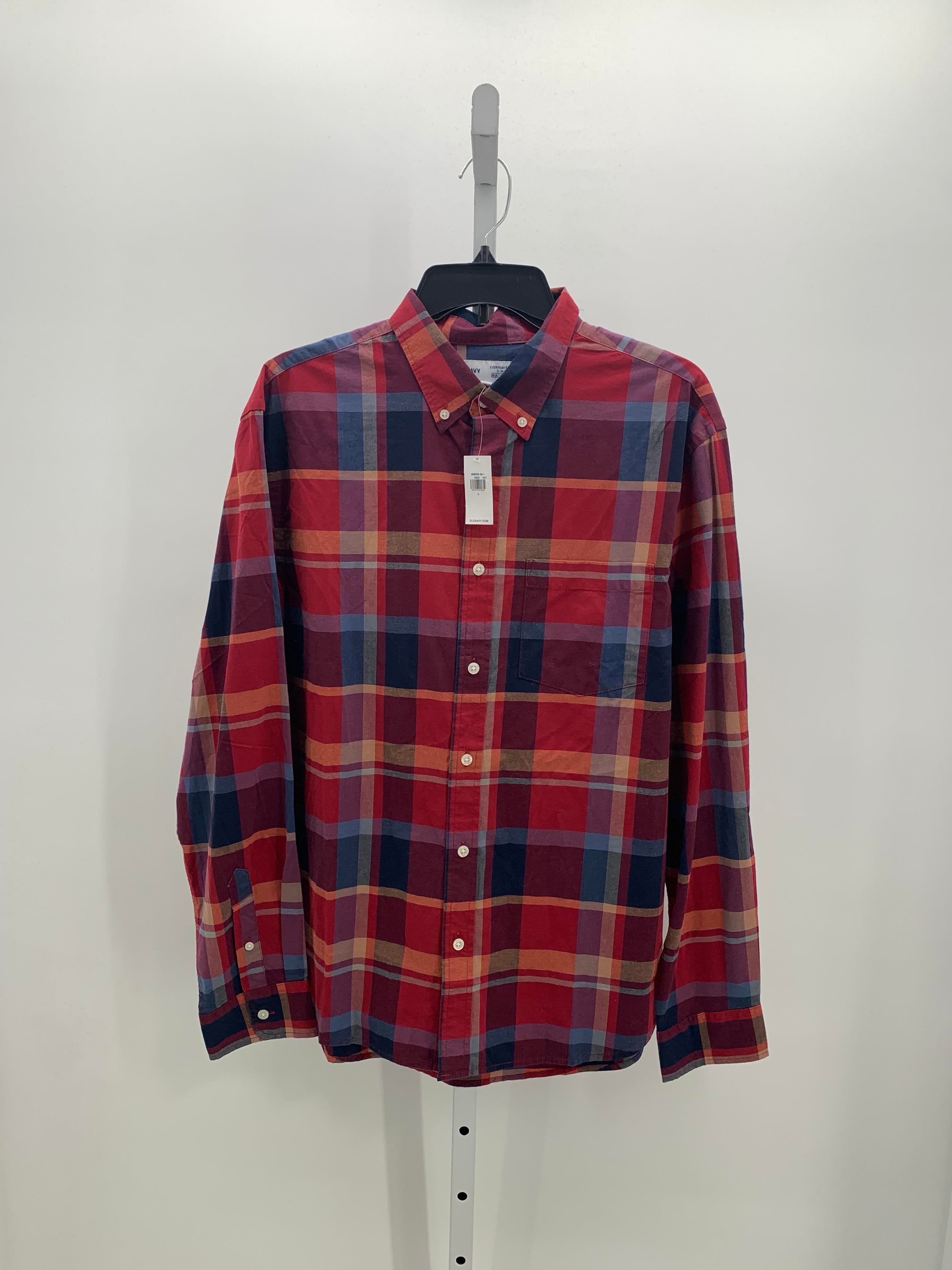 NEW PLAID BTN DOWN