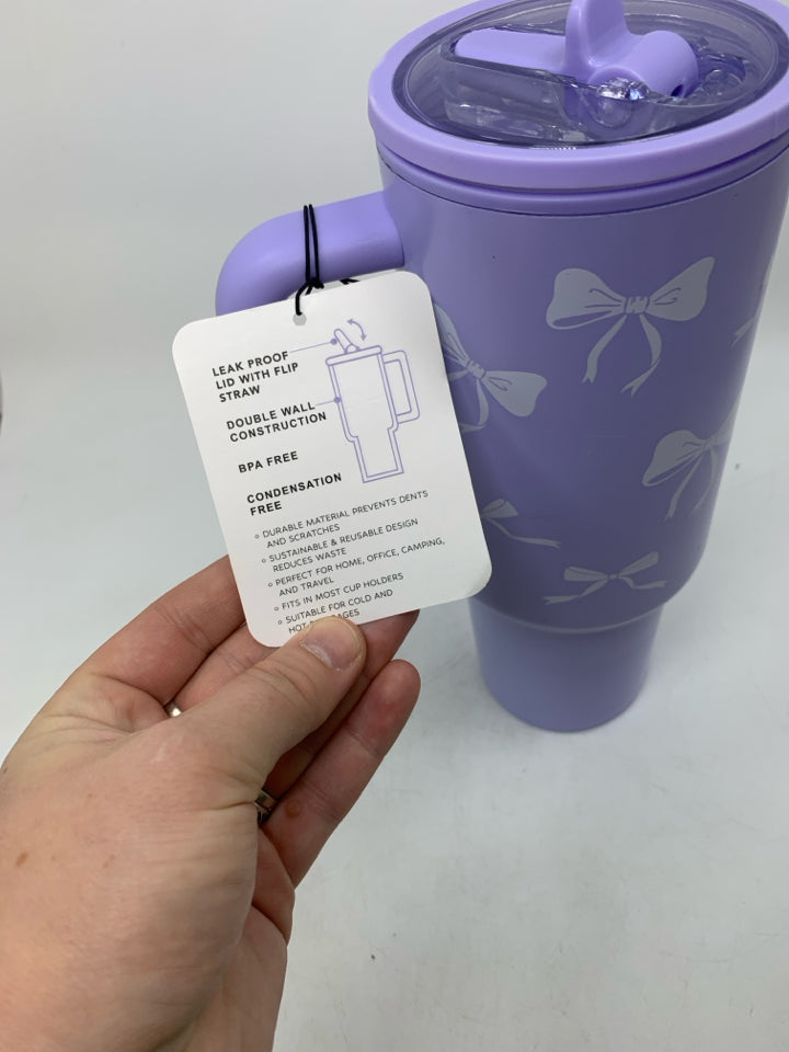 HYDRAQUENCH INSULATED TUMBLER W/ BOWS .