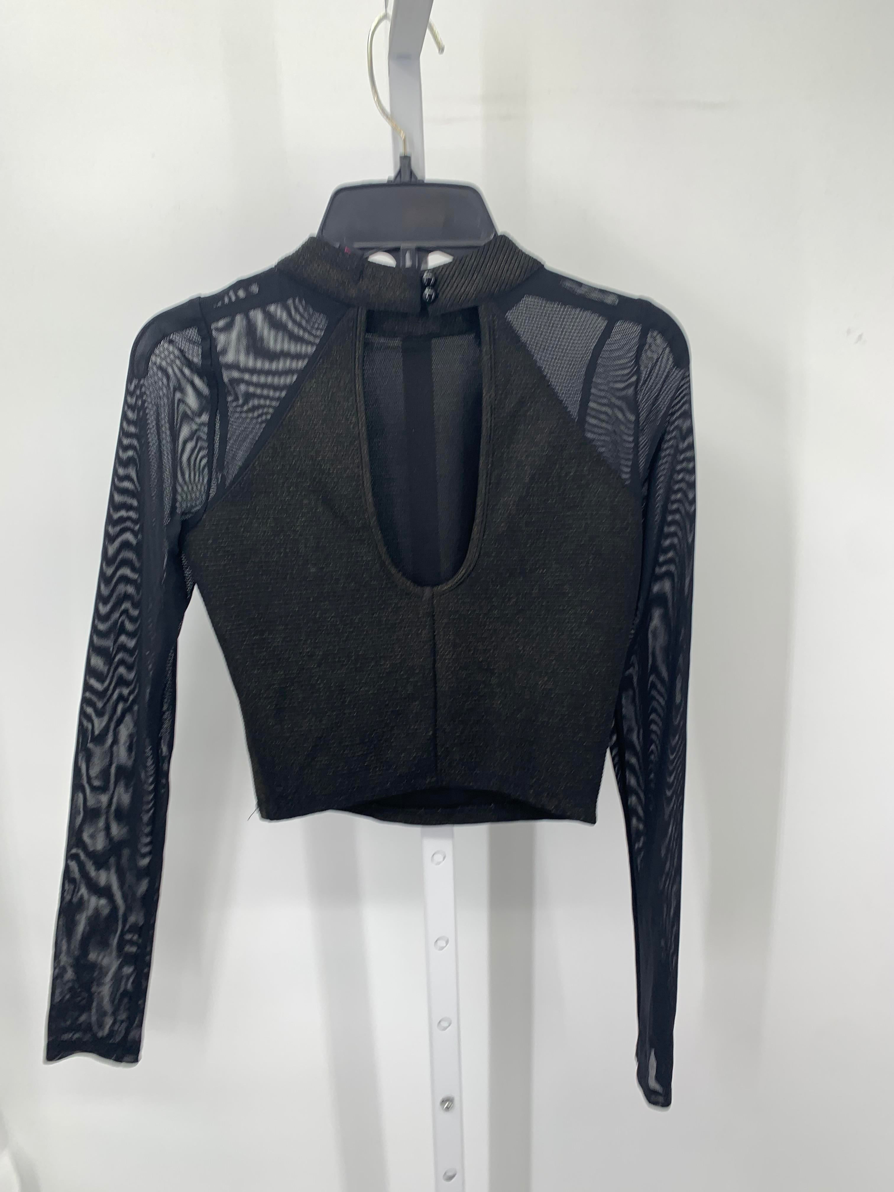 Material Girl Size X Small Juniors Long Sleeve Shirt