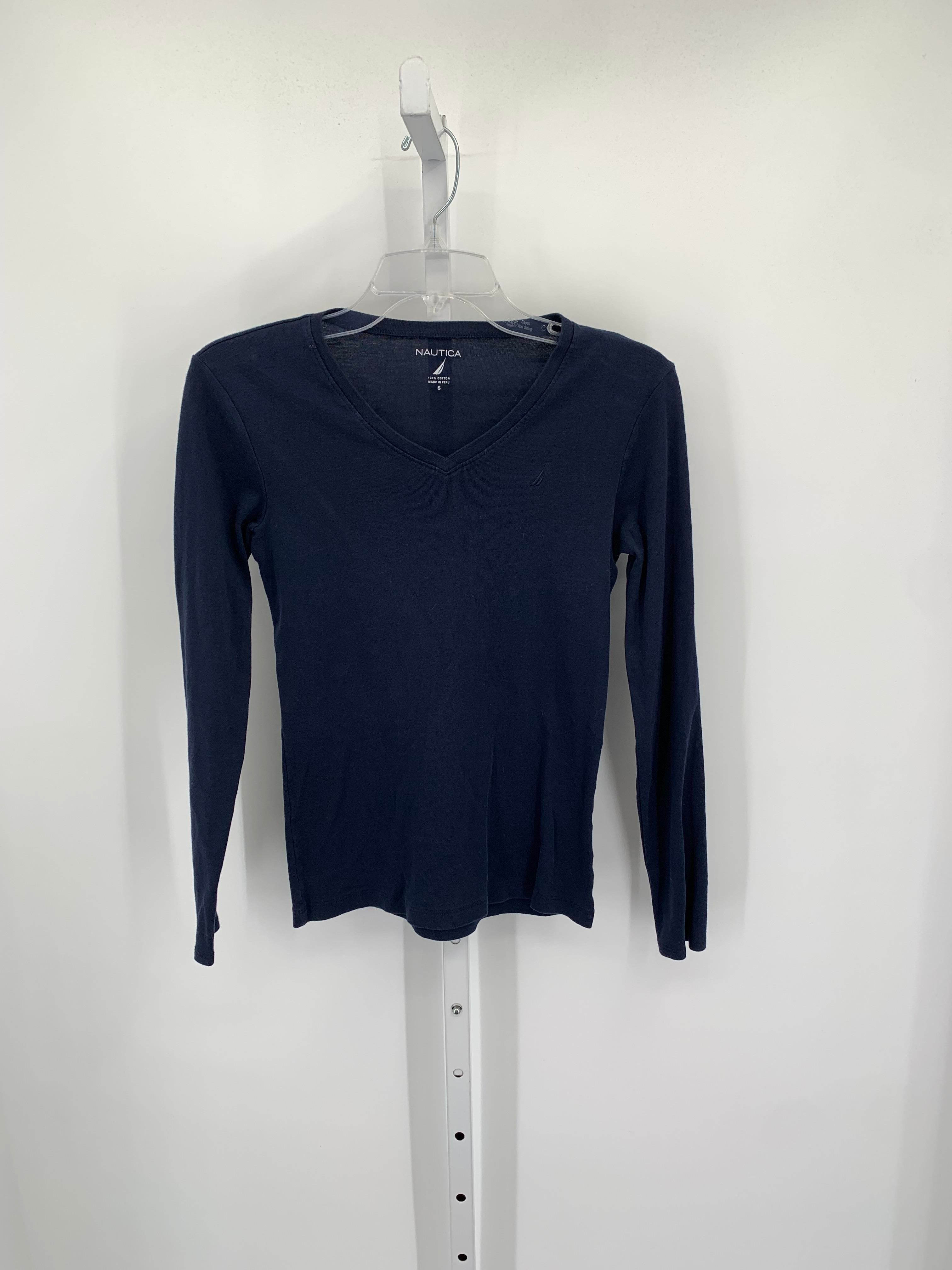 Nautica Size Small Misses Long Sleeve Shirt