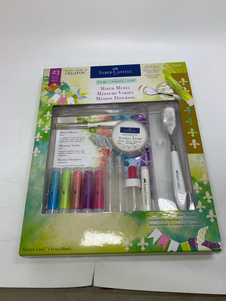 NIB MIXED MEDIA KIT.