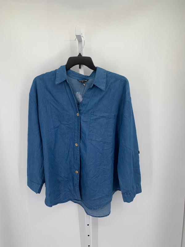 Size 2X Womens Long Sleeve Shirt