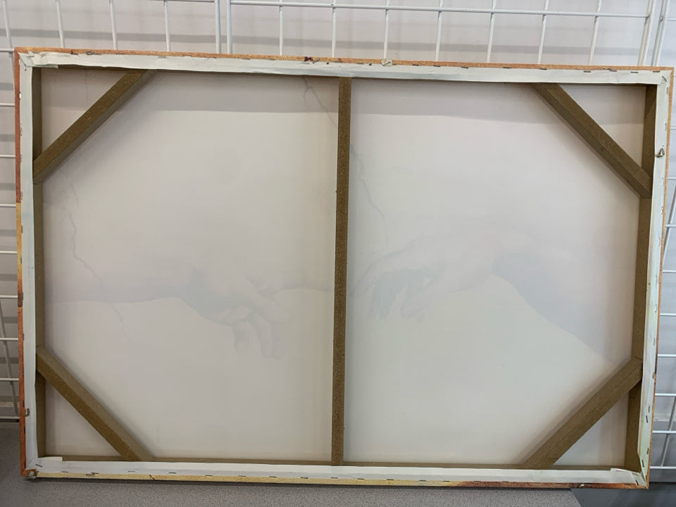 CREATION OF ADAM CANVAS PRINT.