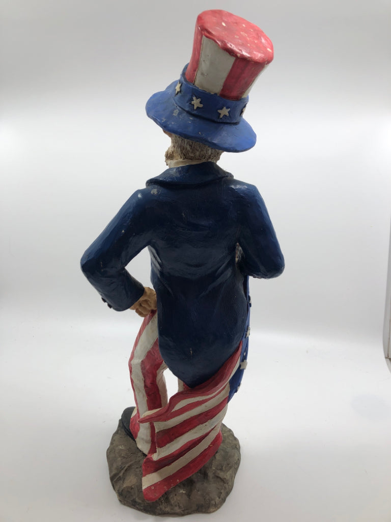 UNCLE SAM FIGURINE.