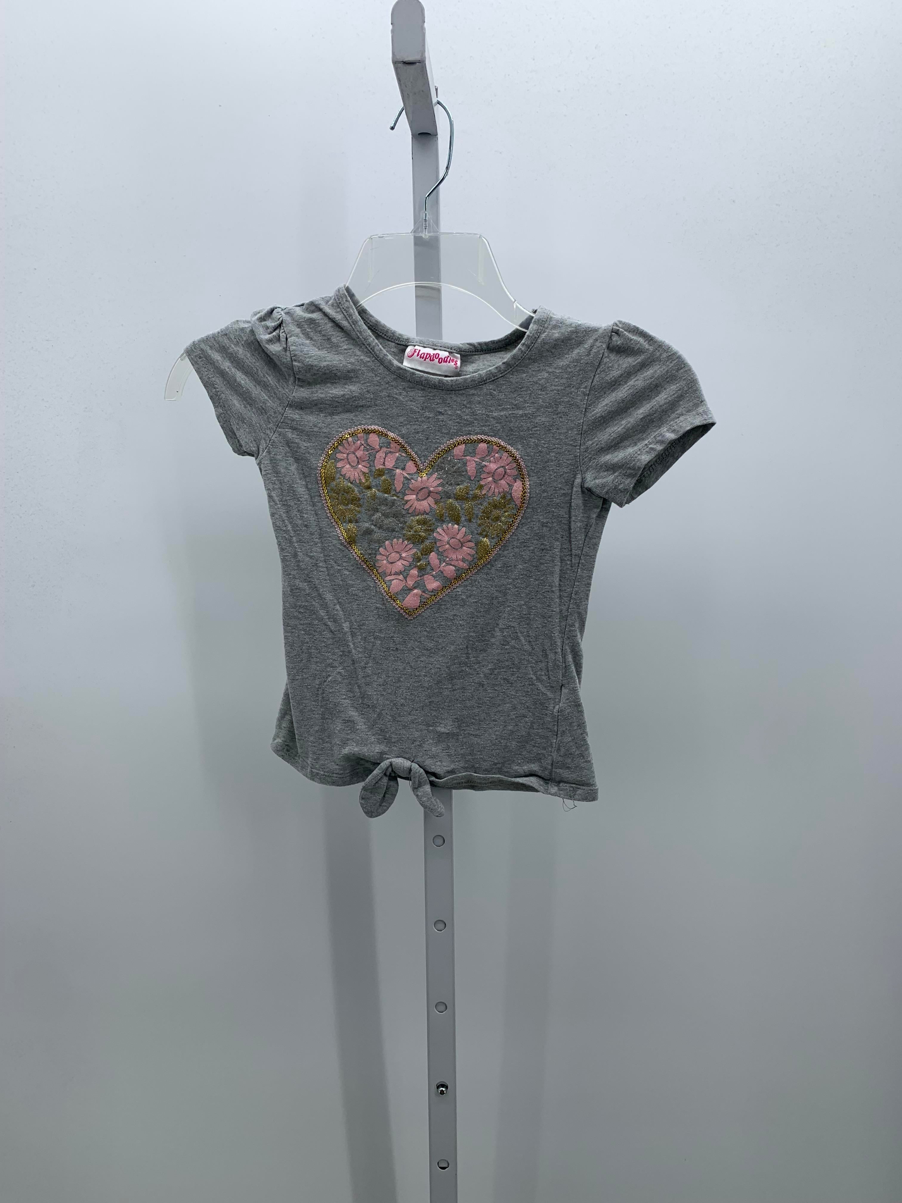 Flapdoodles Size 7 Girls Short Sleeve Shirt