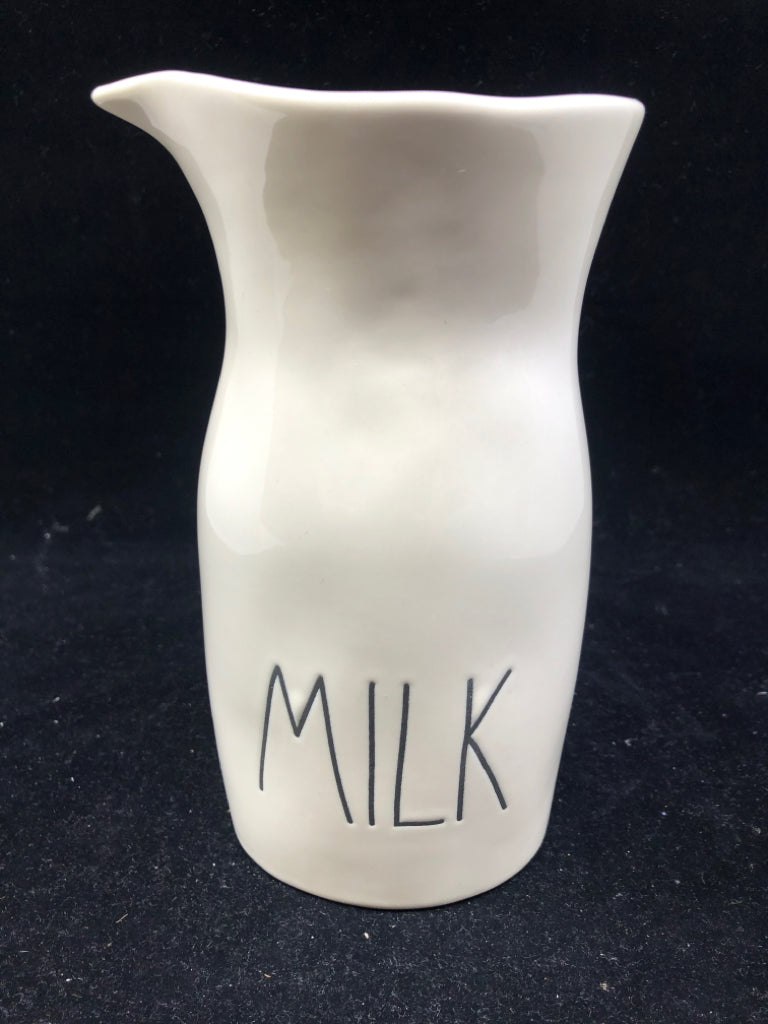 RAE DUNN MILK CARAFE.