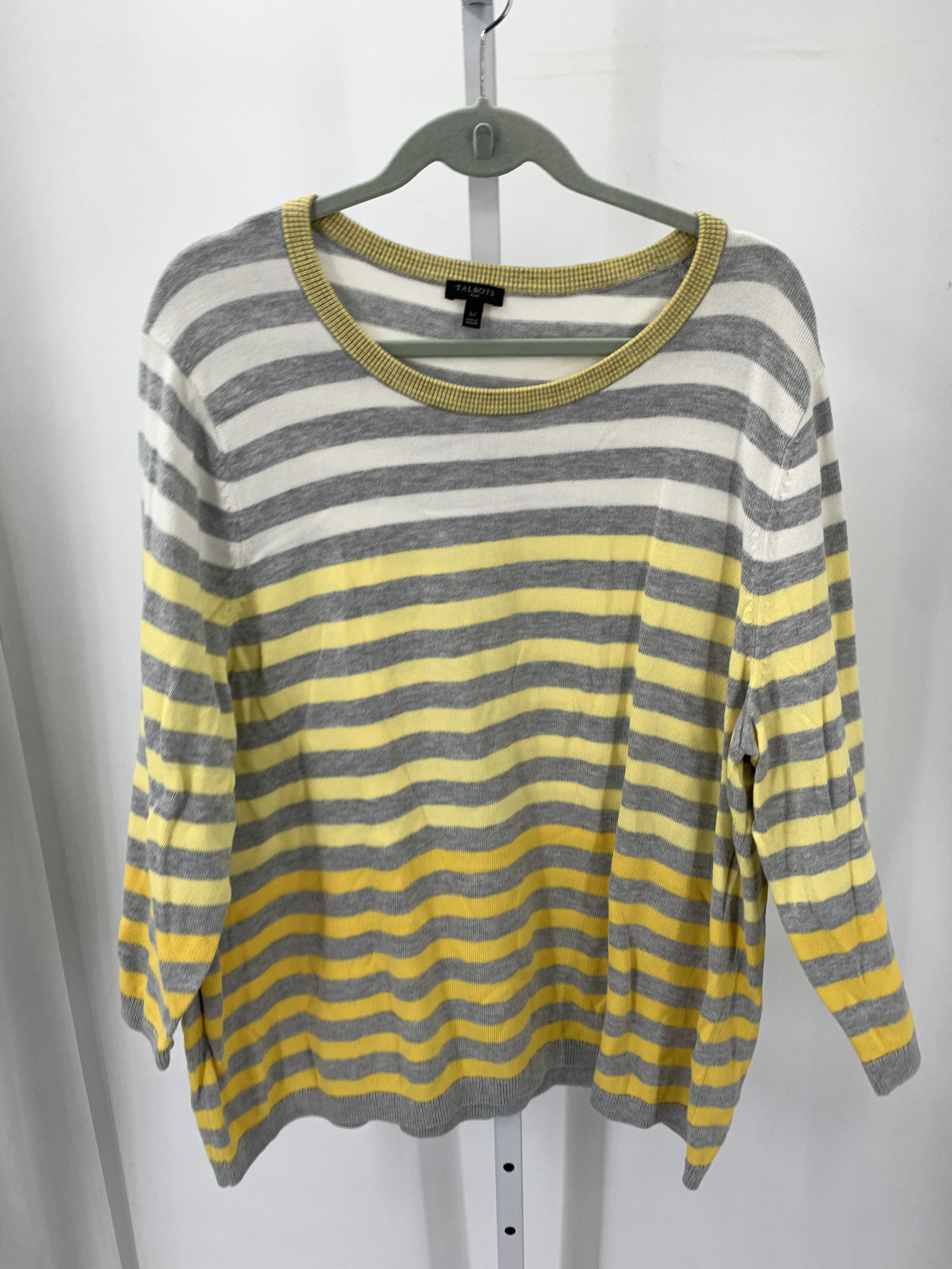 Talbots Size 3X Womens Long Slv Sweater