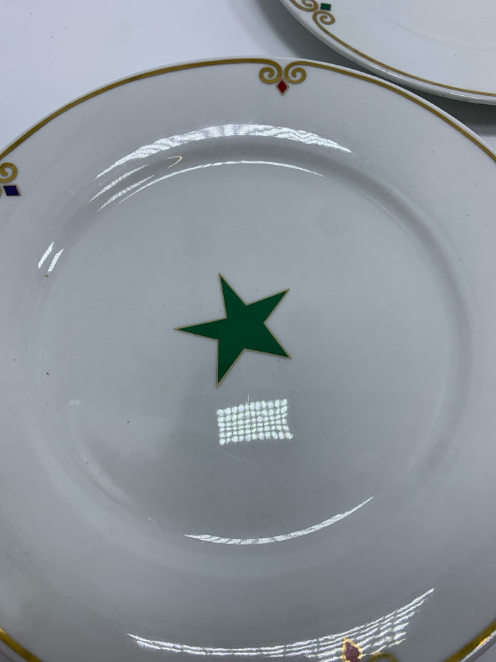5 CELEBRATION SIDE PLATES.