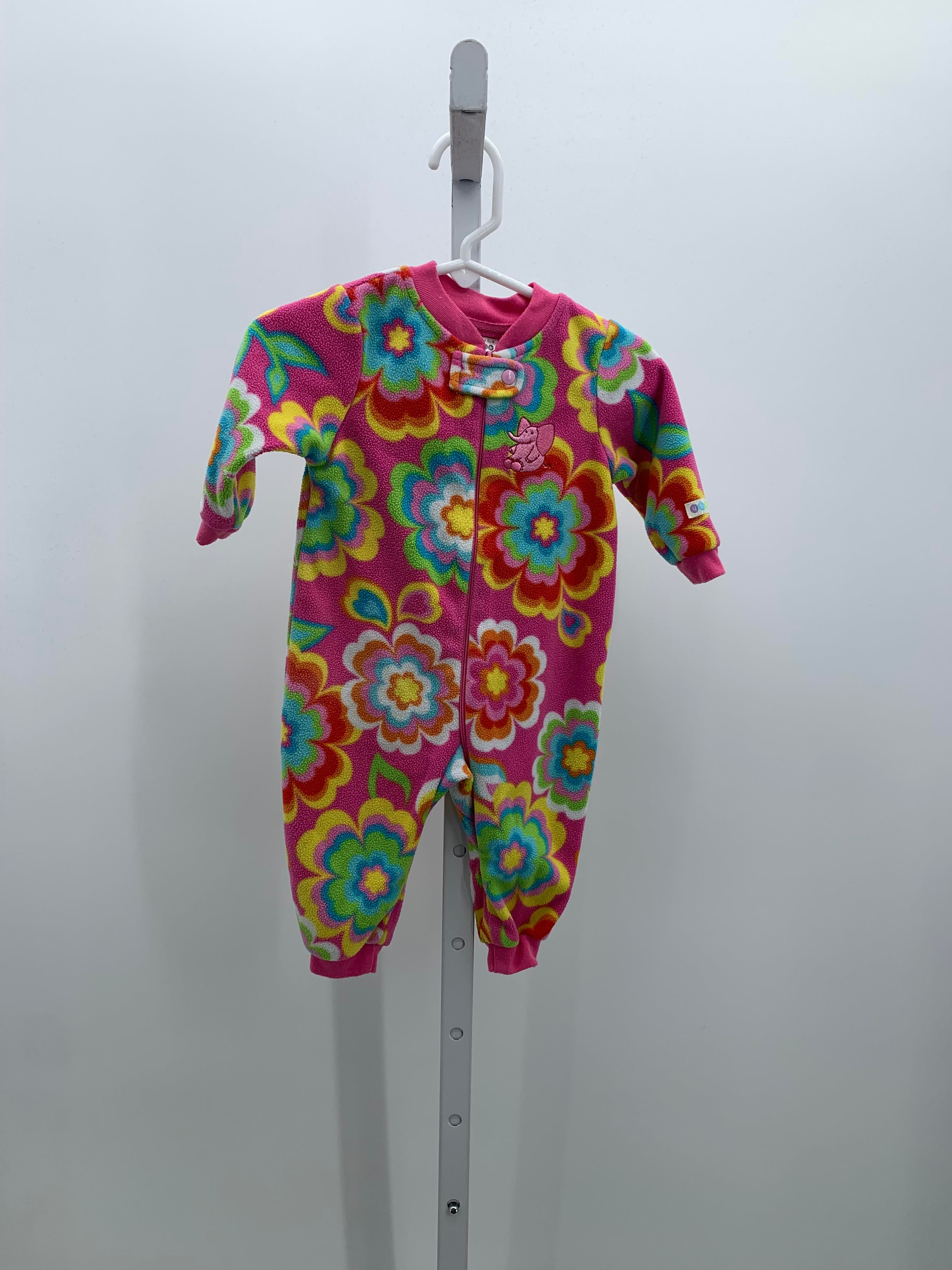 Size 3-6 Months Girls Long Slv. Romper