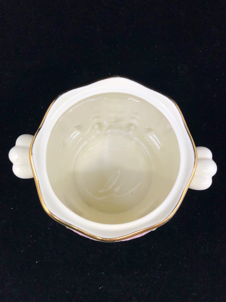 2002 LENOX GOLD CLUB GARDEN CACHE POT.