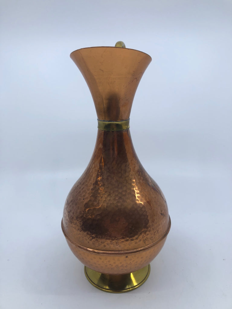 COPPER/BRASS PITCHER.