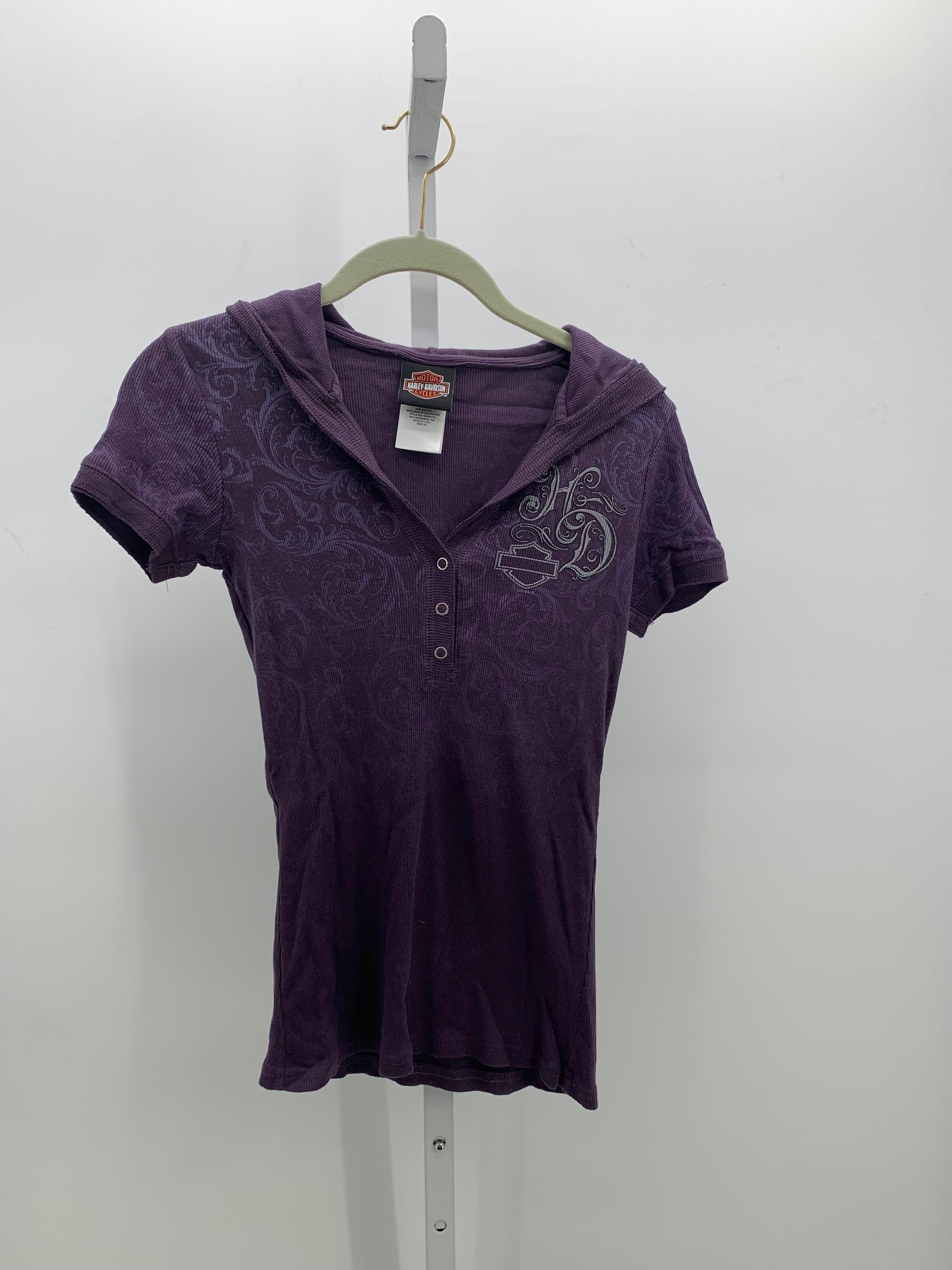 Harley-Davidson Size X Small Misses Short Sleeve Shirt