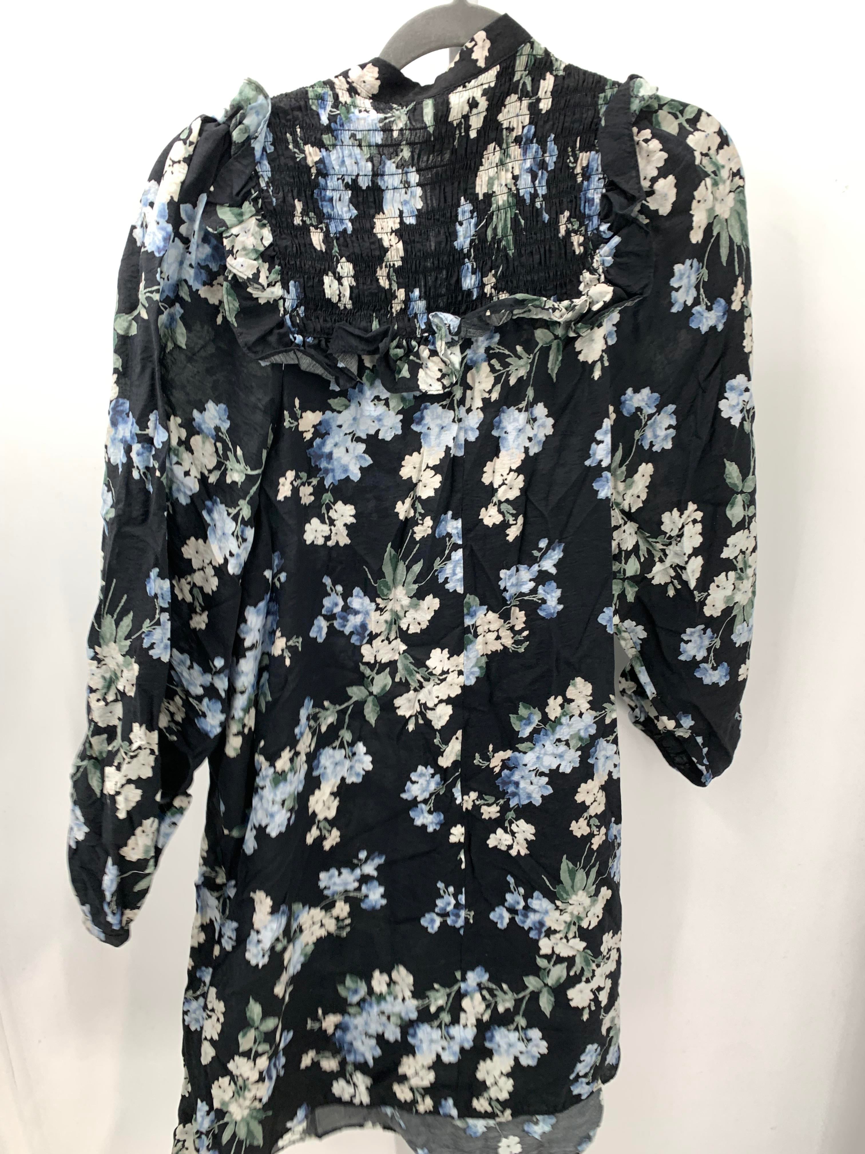 H&M Black Size Medium Maternity Long Sleeve Dress