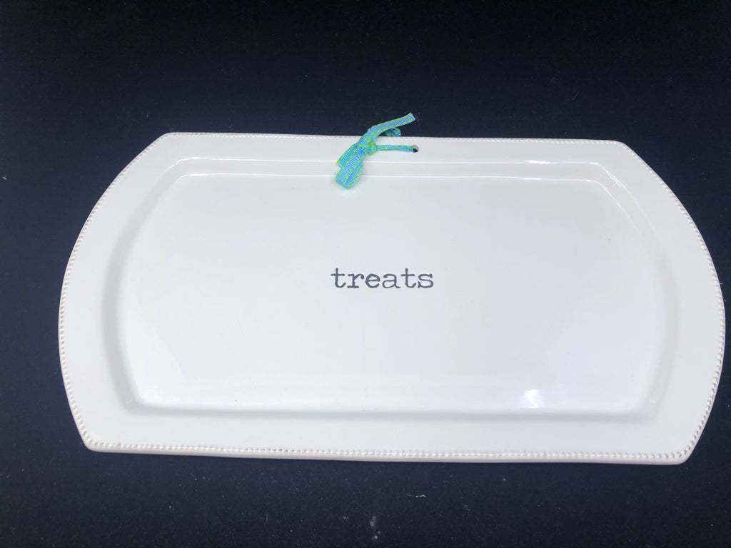 "TREATS" SERVING PLATE.