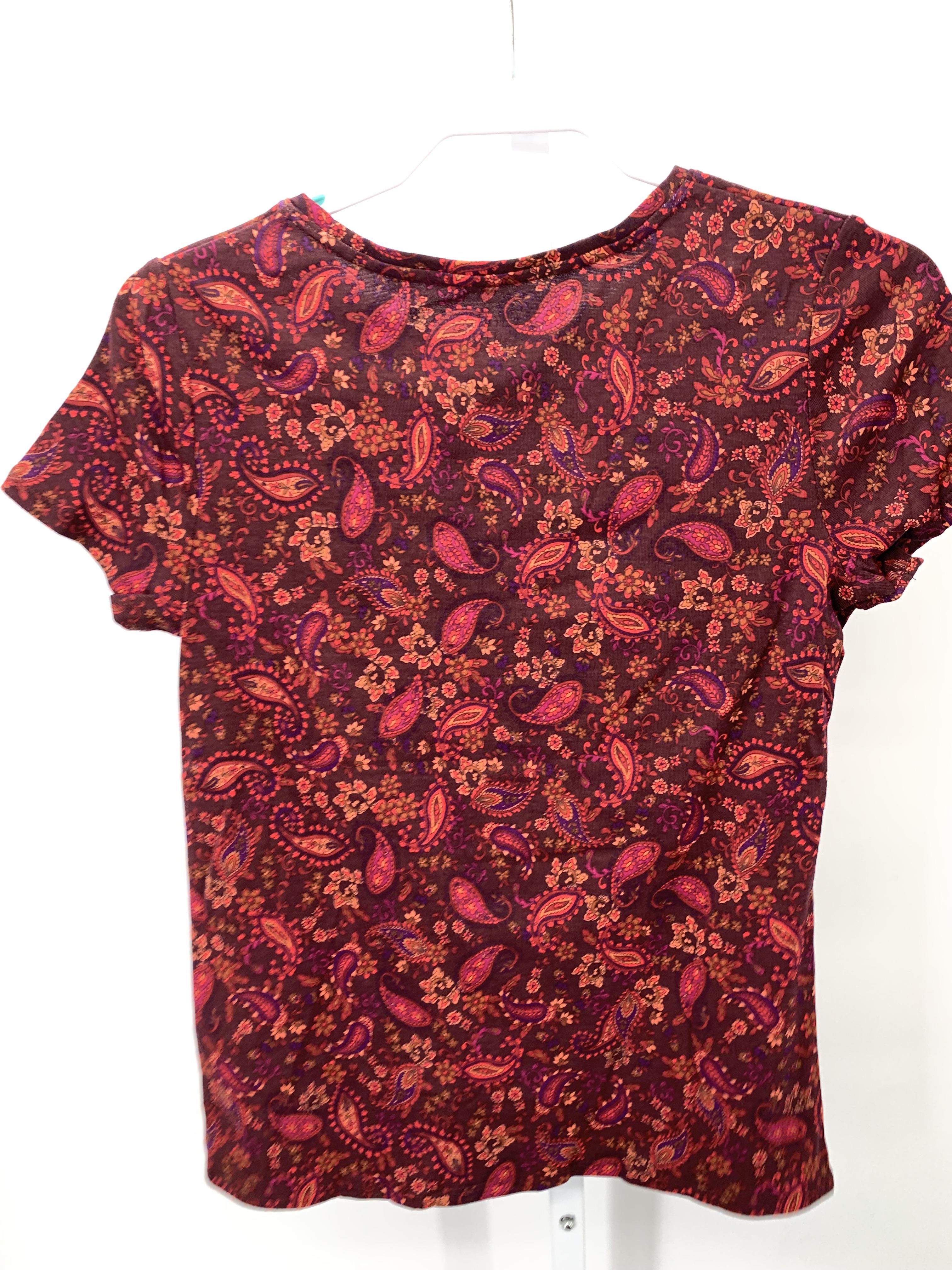 Croft & Barrow Size X Small Misses Short Sleeve Shirt