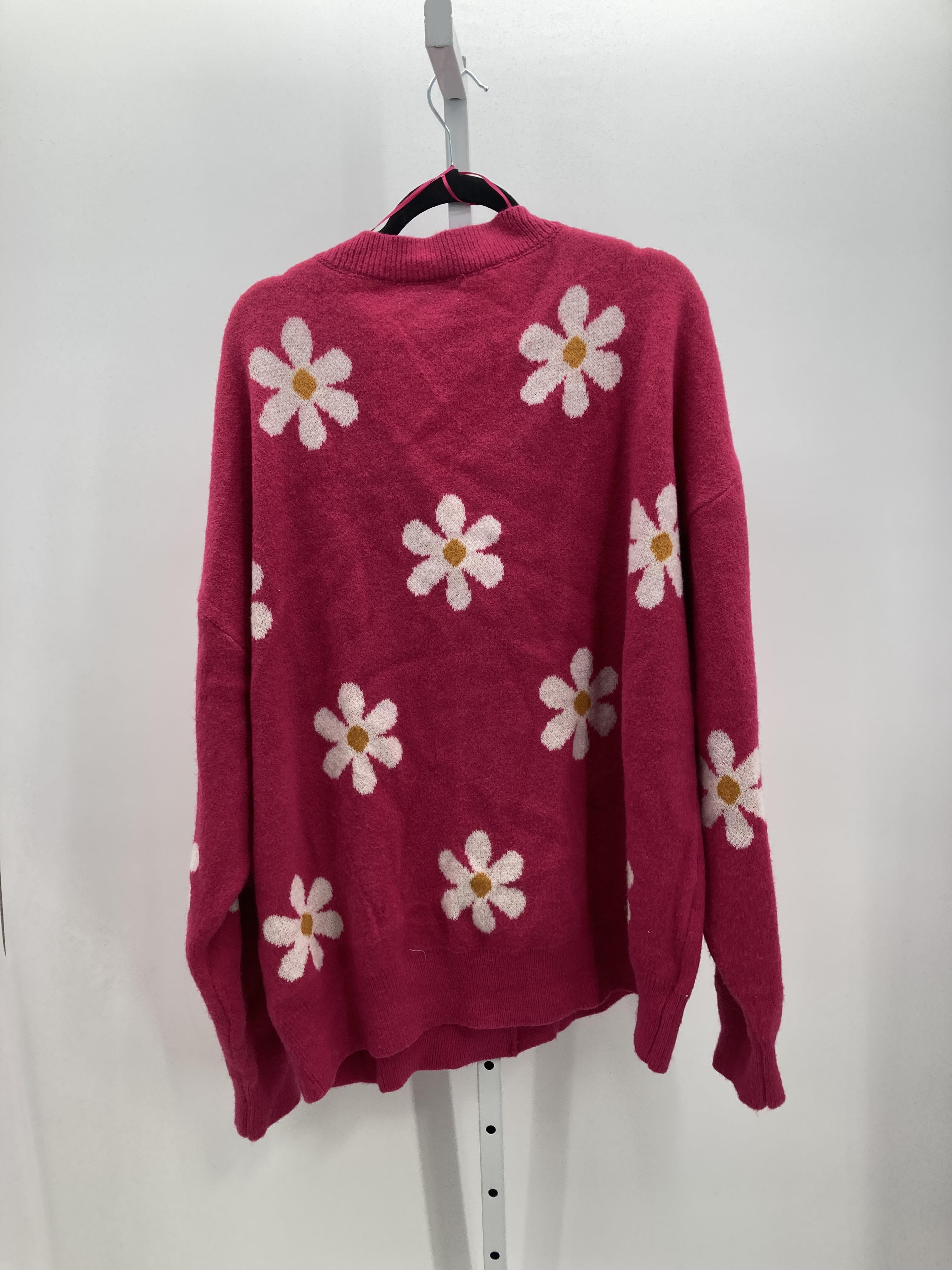 Size 3X Womens Long Slv Sweater