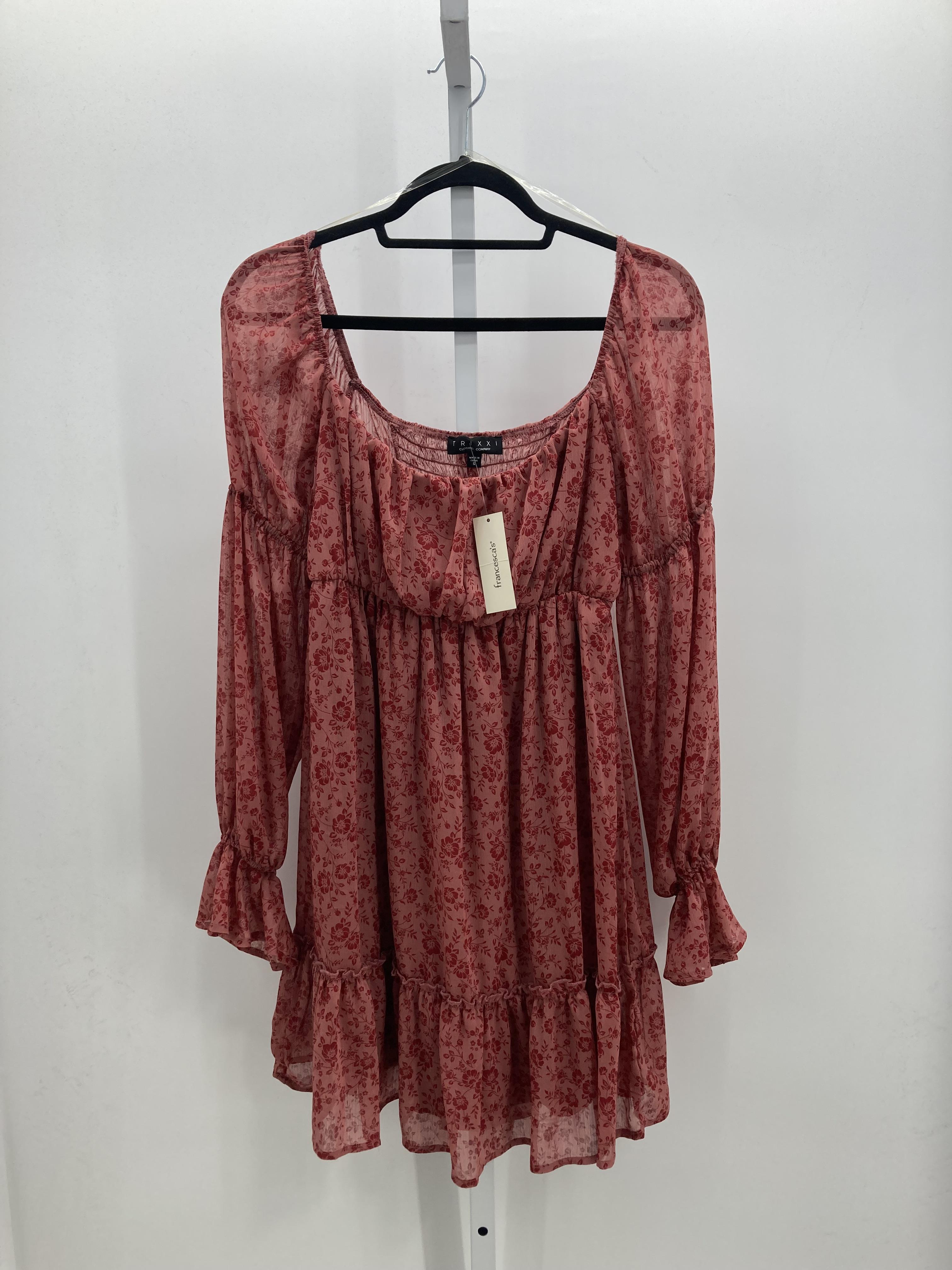 Trixxi Size Small Juniors Long Sleeve Dress