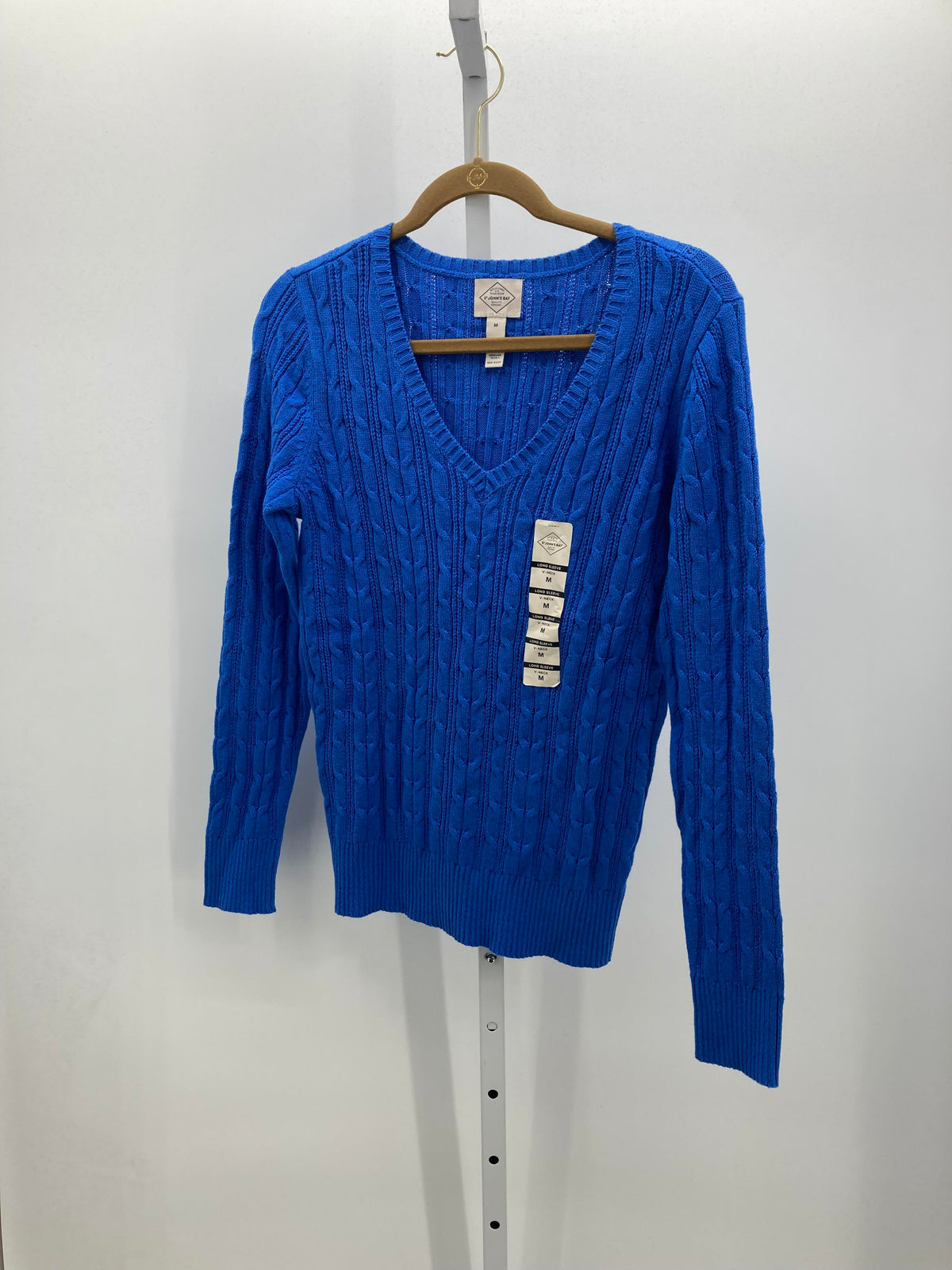 St. Johns Bay Size Medium Misses Long Slv Sweater