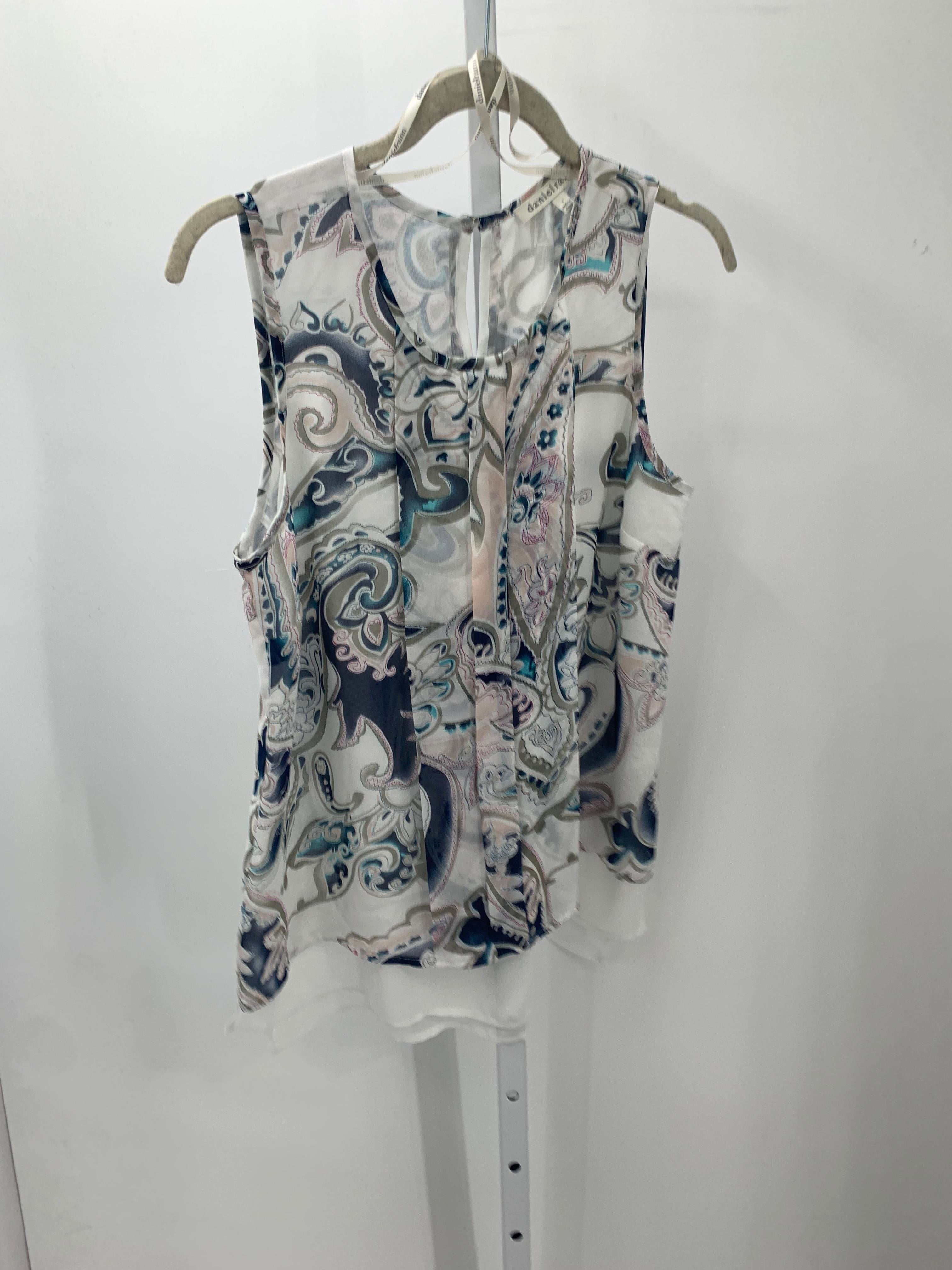Daniel Rain Size Small Misses Sleeveless Shirt
