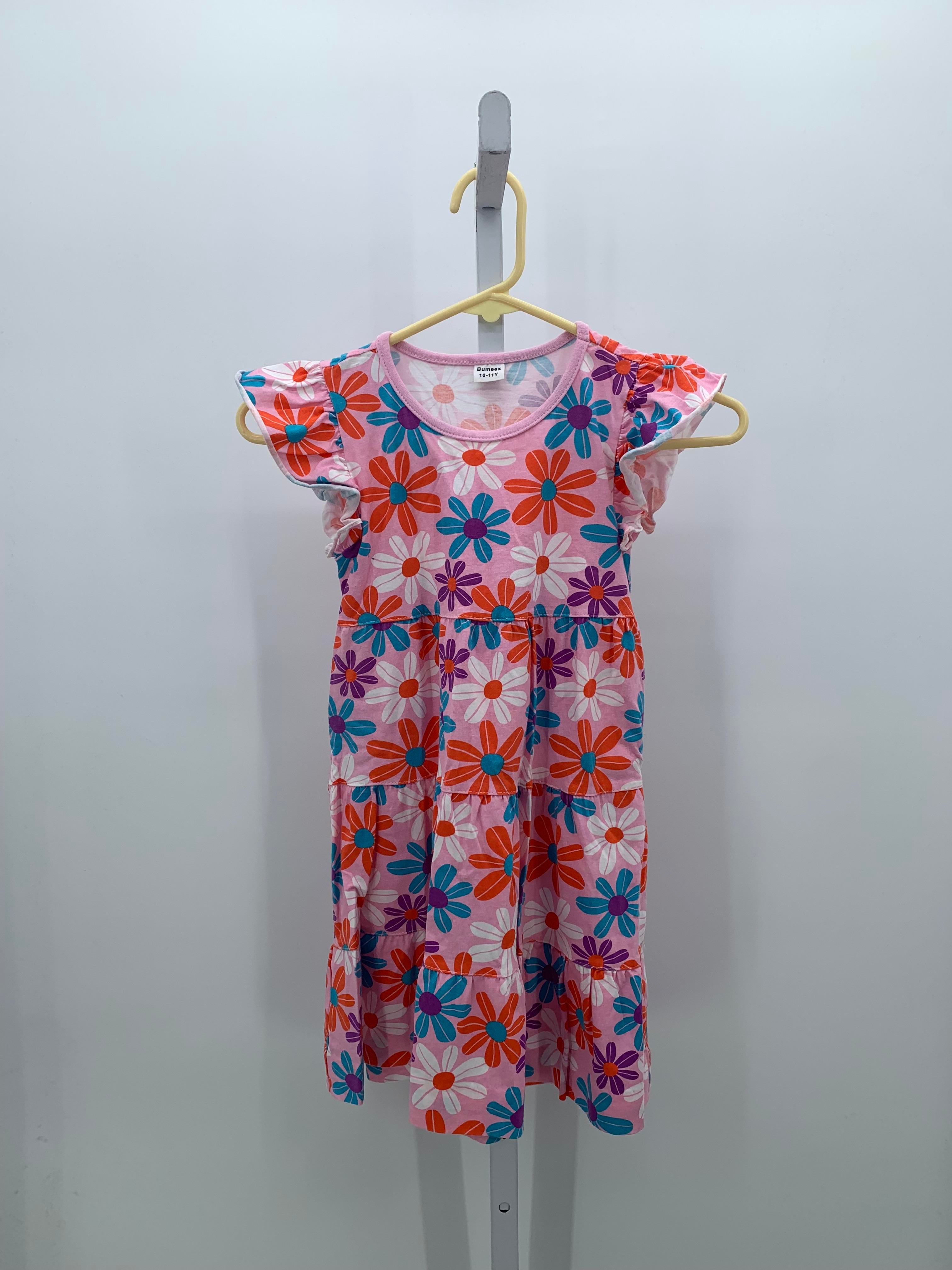 Size 10-12 Girls Short Sleeve Dress
