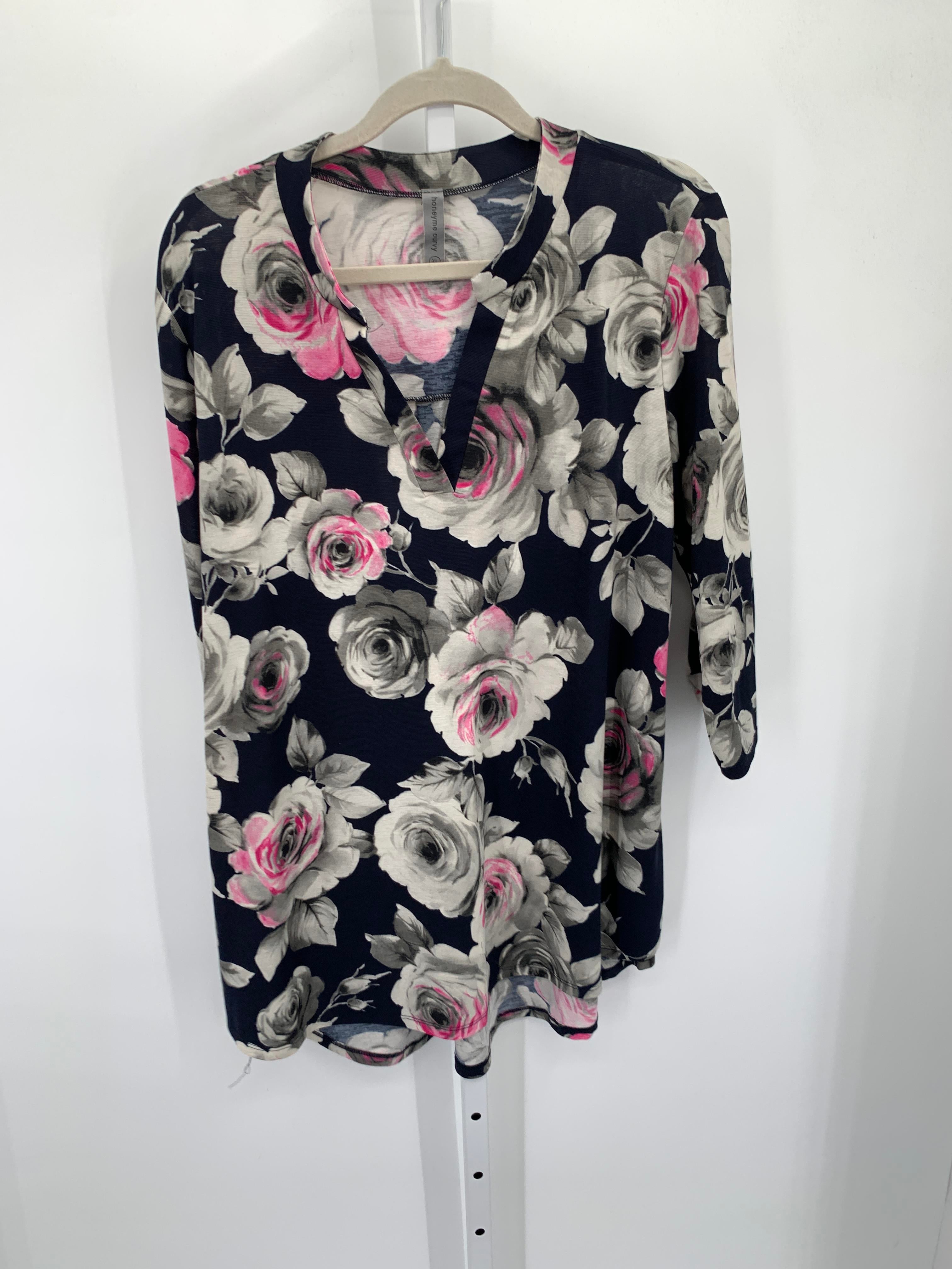 Size Extra Large Misses 3/4 Sleeve Shirt